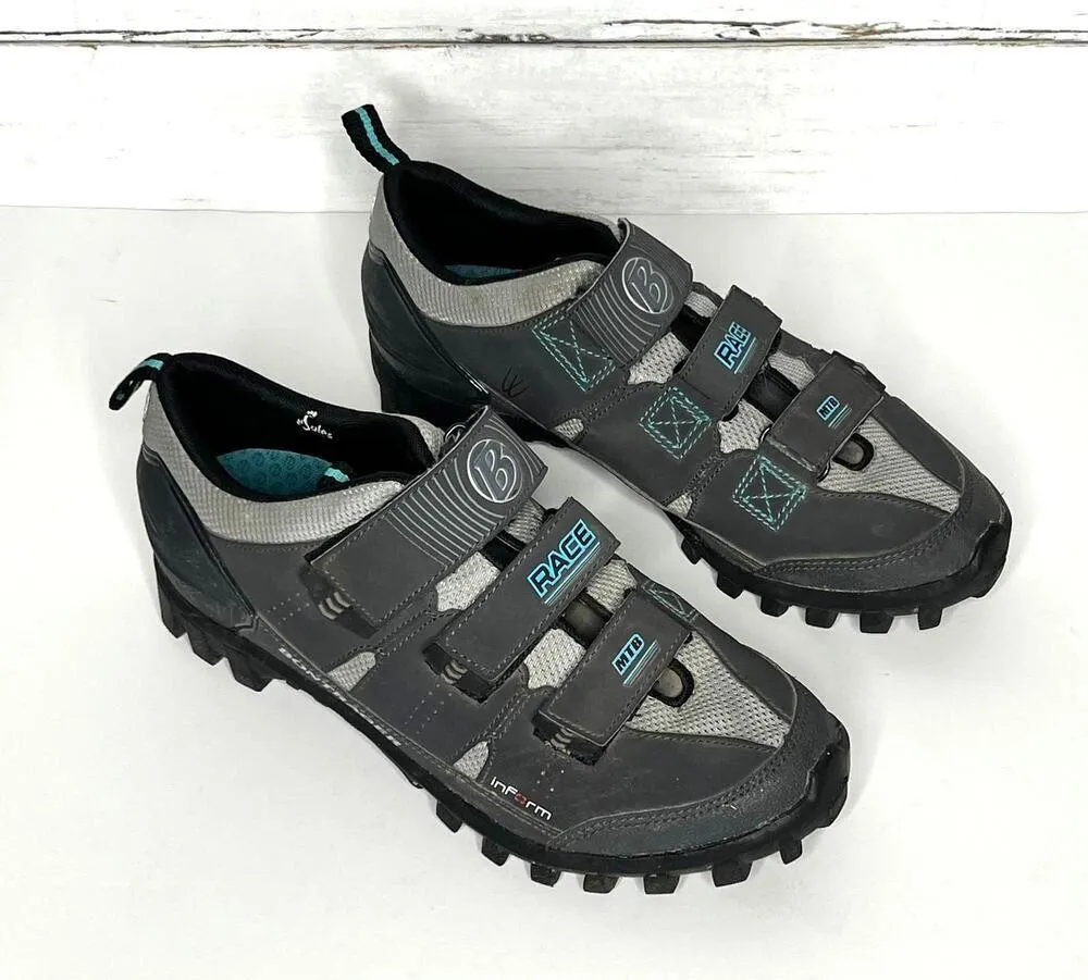 Bontrager Inform MBT Race Mountain Bike Shoes Grey Size 9.5 Gray - Image 11