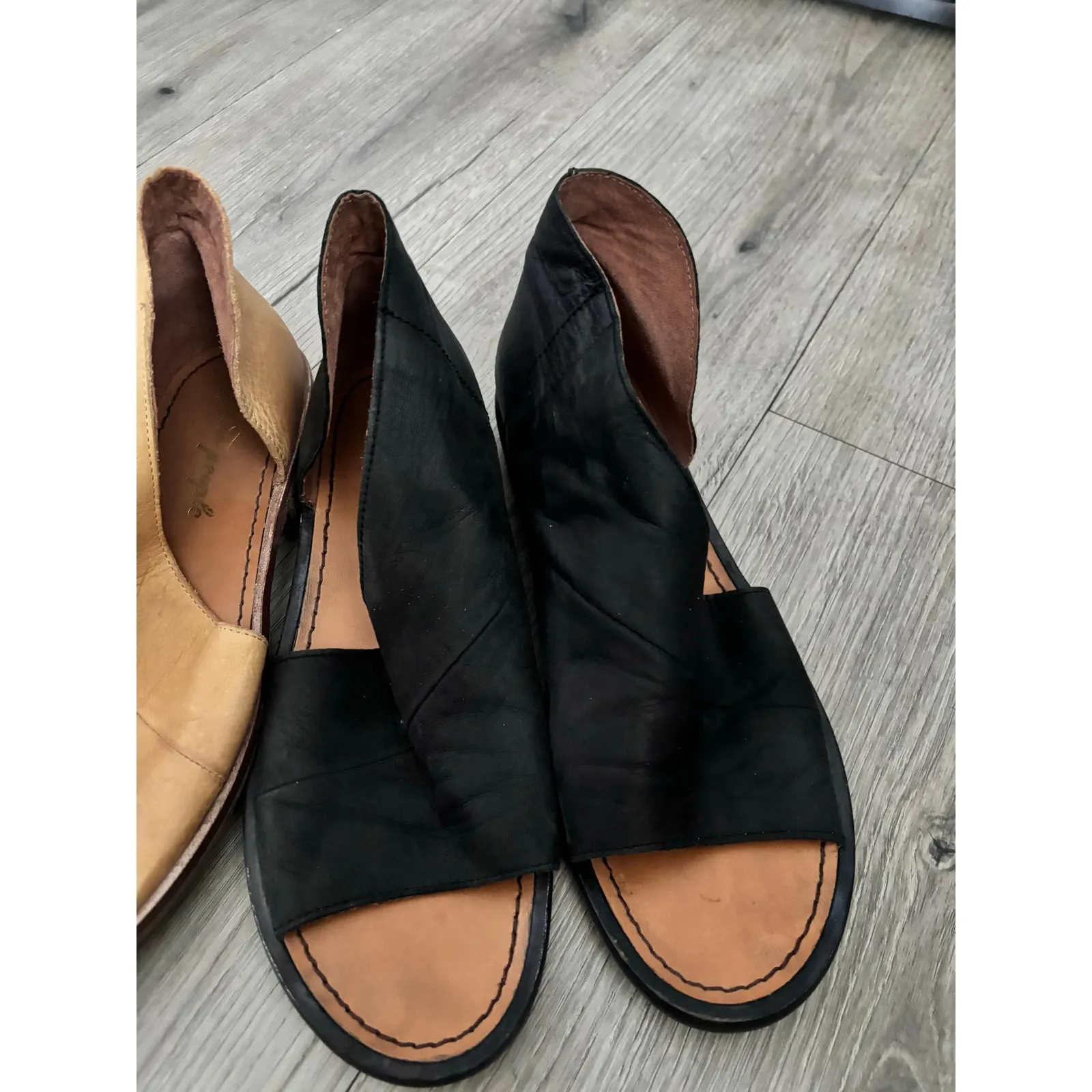 Lot of 2 Free People Mont Blanc sandal flats size 39 us 8.5 - Image 8