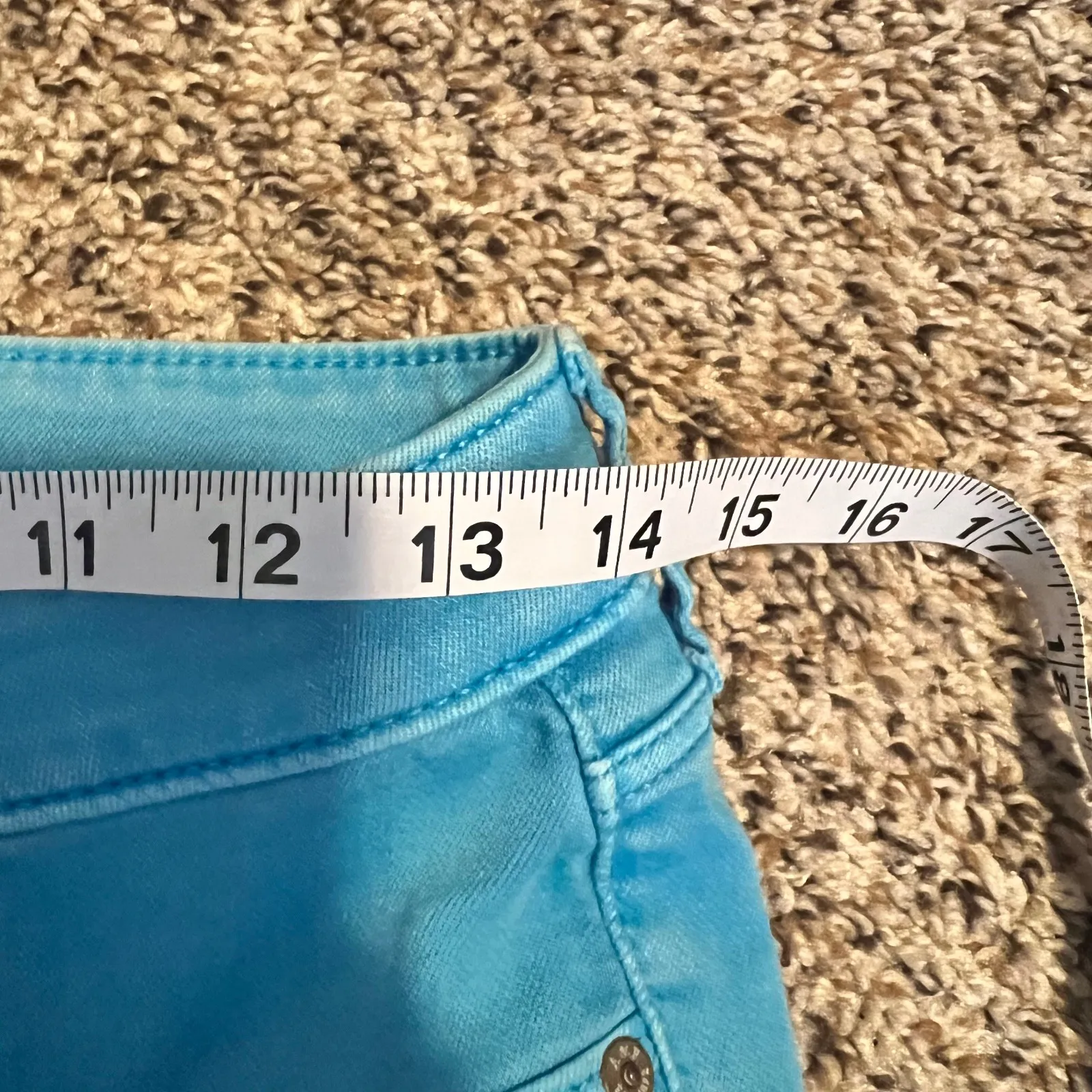 Abercrombie & Fitch Blue Denim Jeans‎ Comfort Stretch Size 6 - Image 3