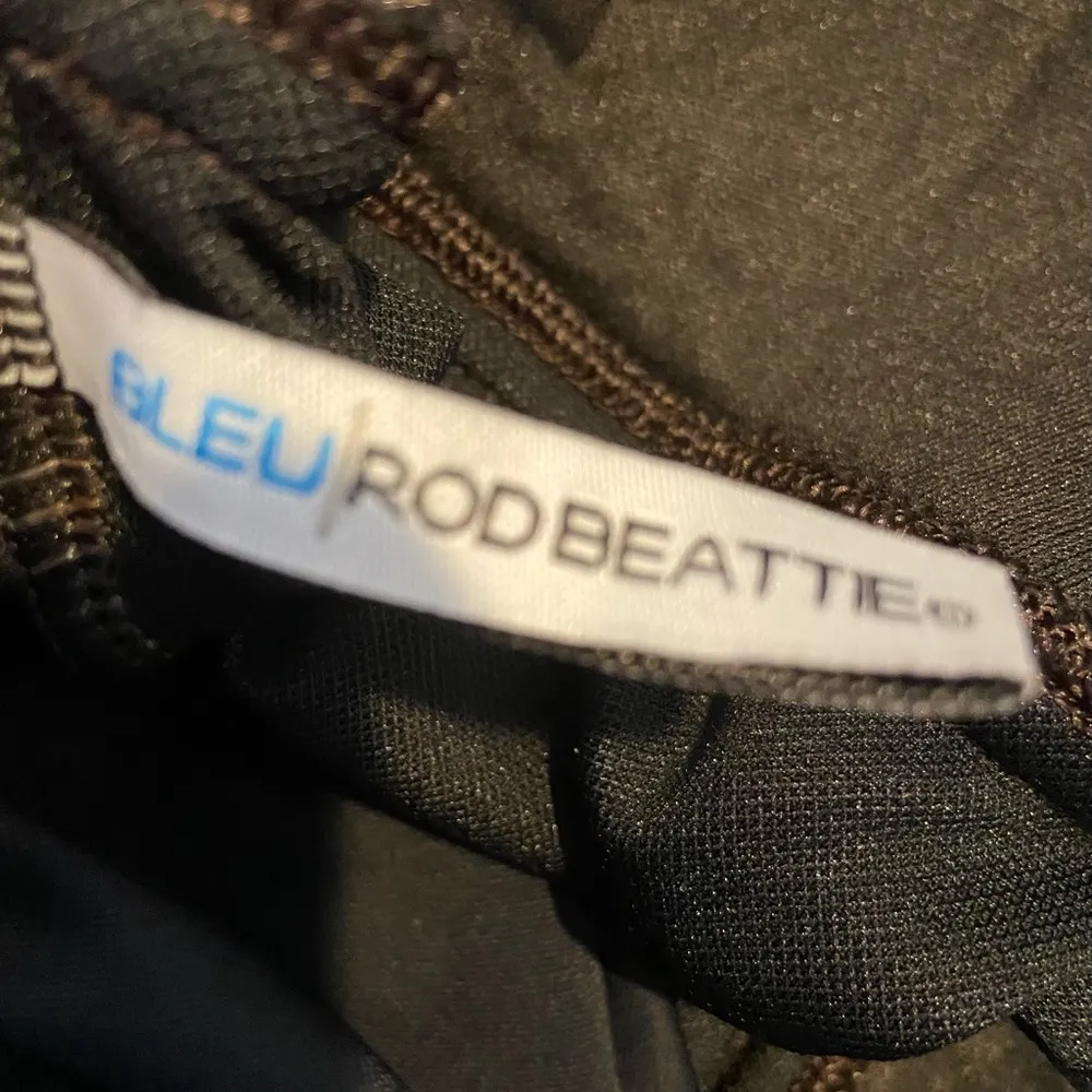 Bleu Rod Beattie Bandeau One Pice Size 8 Brown & Black Bathing Suit. - Image 3