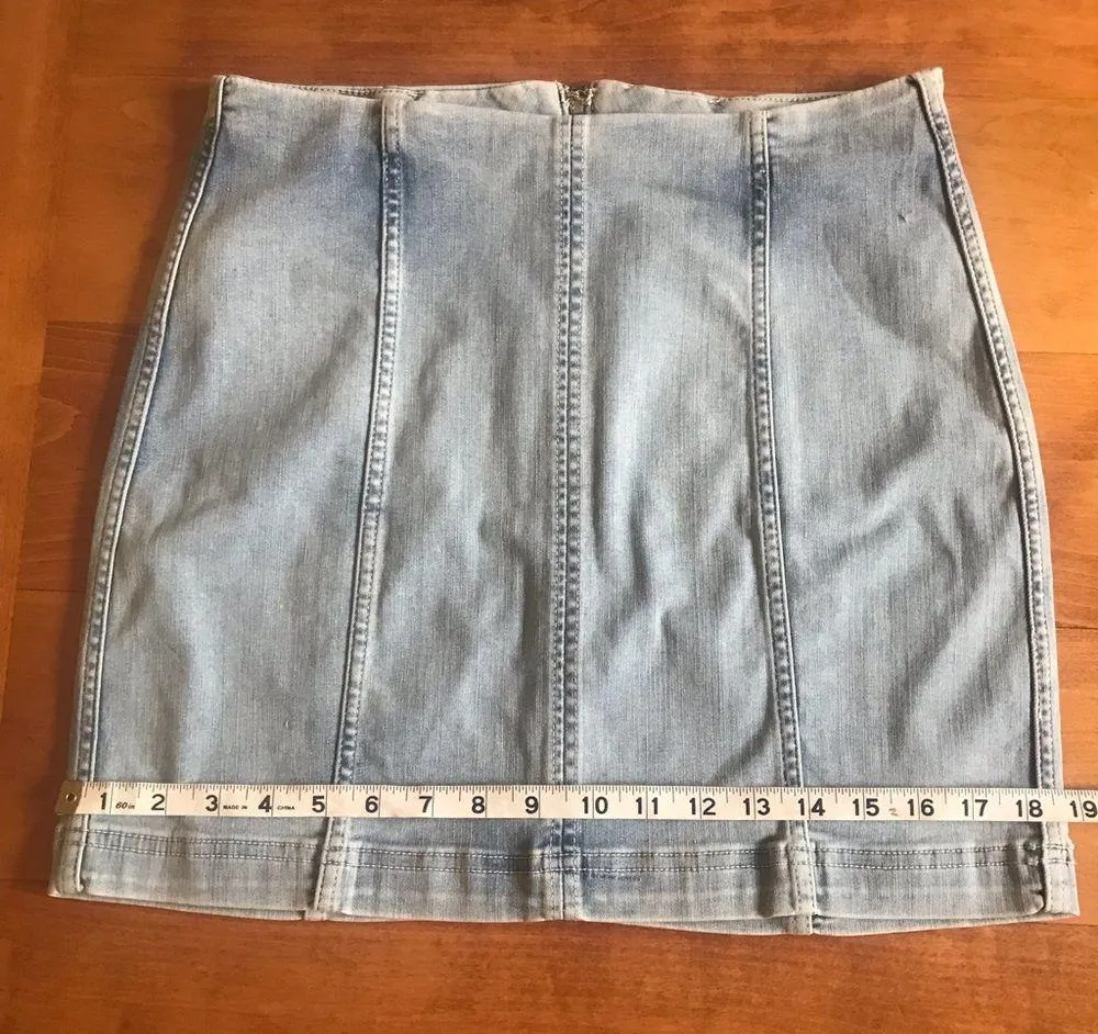 Free People Denim mini skirt - Image 7