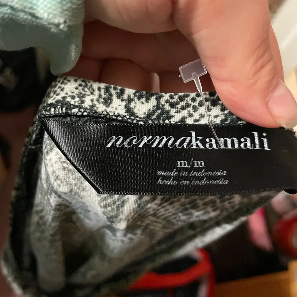 NORMA KAMALI ANIMAL PRINT BLOUSE - Image 4