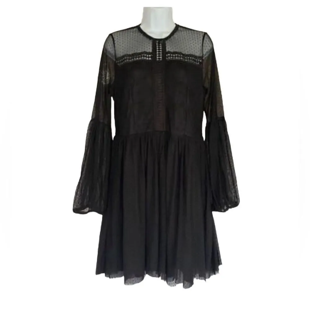 Disney Snow White Black Lace Dress W/Flaw Size XS - Image 3