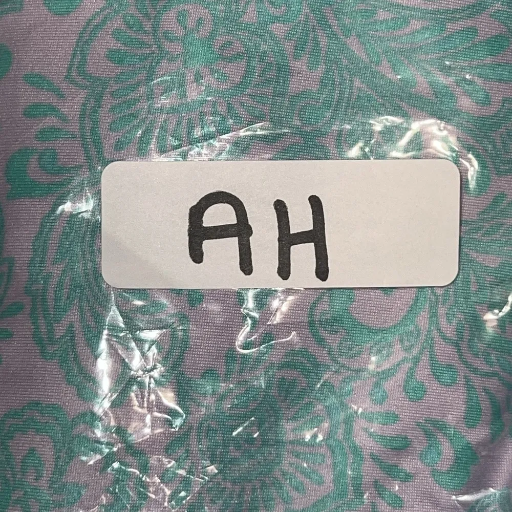 Muk Luks Women's Sleepwear Sz 2X Cloud Knit‎ Notch Collar Top Shorts Floral Blue - Image 10