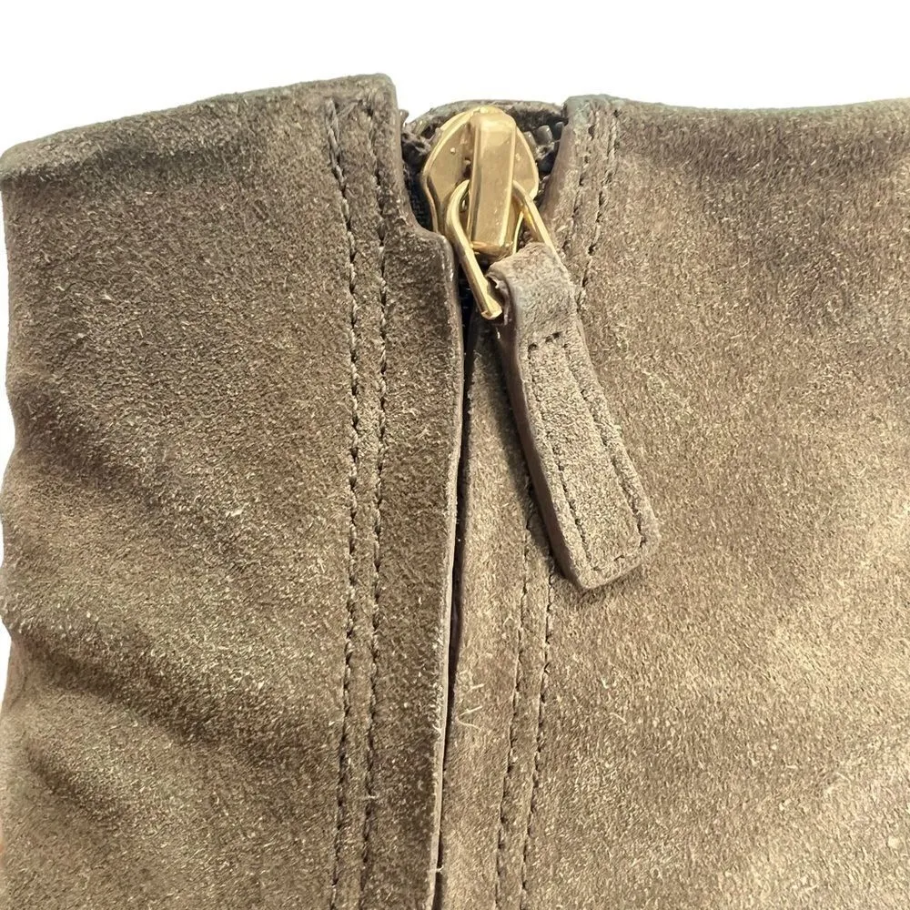 Tory Burch Casual Zip Up Booties in River Rock - Image 7