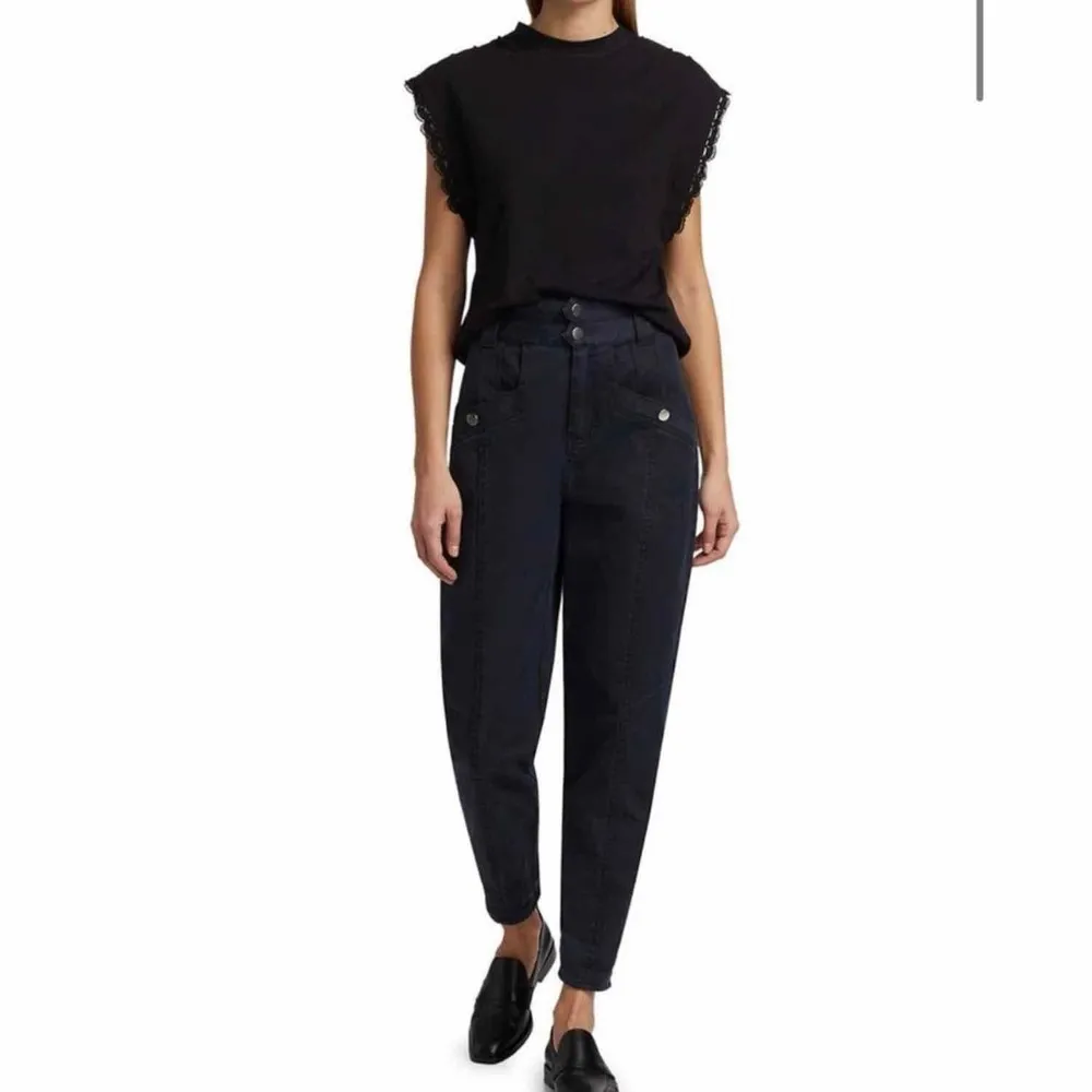 DEREK LAM 10 CROSBY Sayles Lace-Trimmed Muscle Tank Size Large Black - Image 11