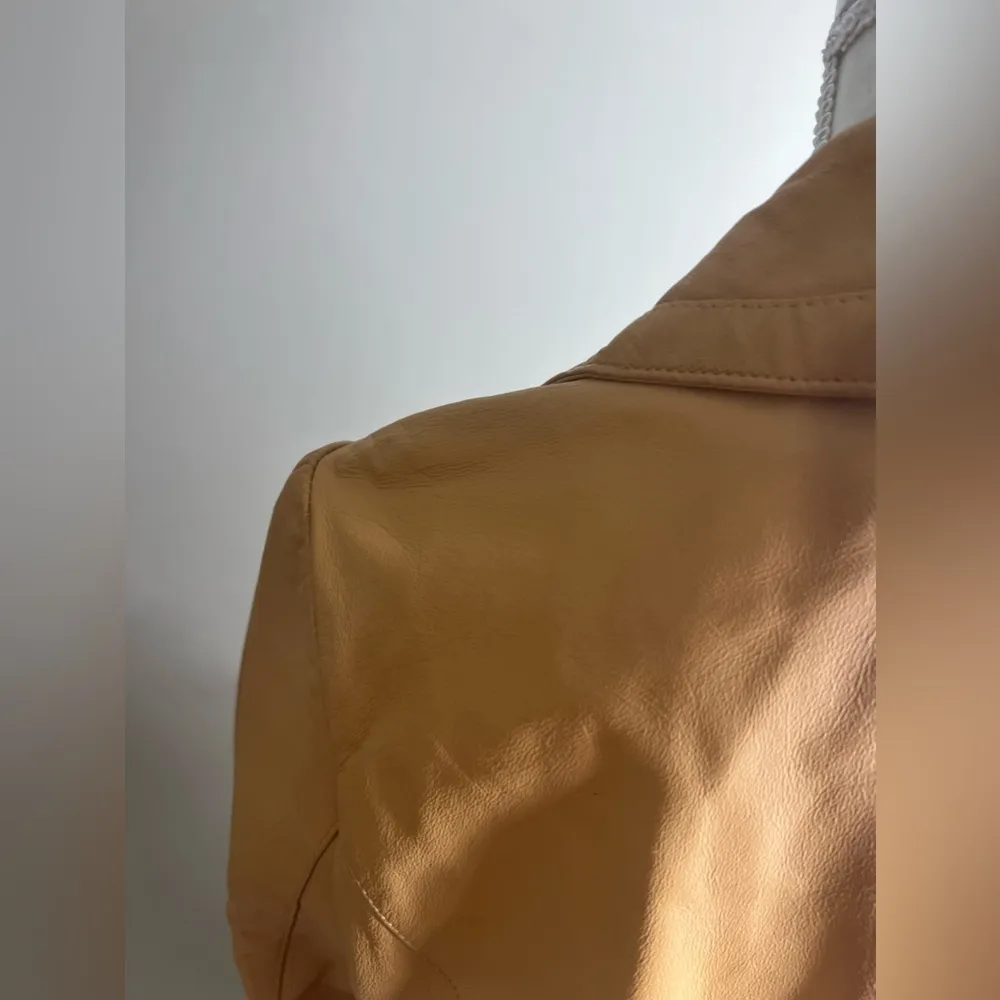 Vintage faded glory leather coat medium - Image 10