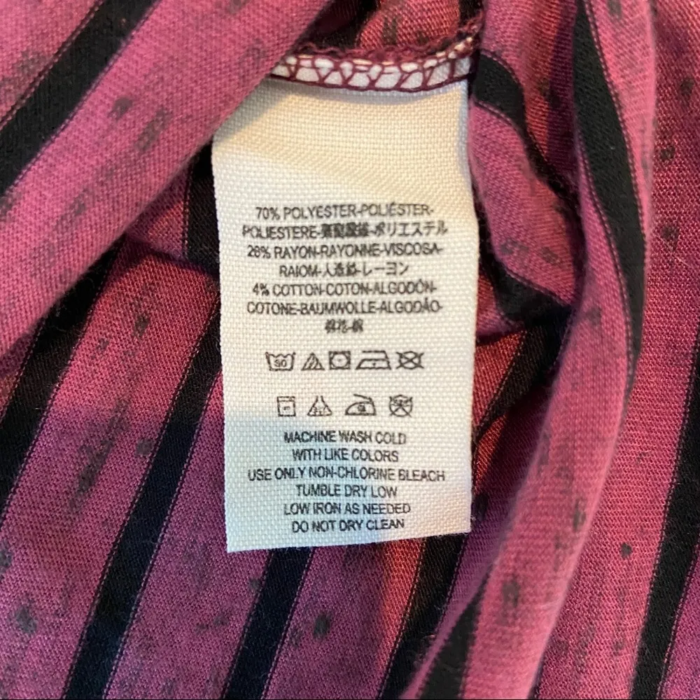 Free People We the Free Striped Oversize Tee Shirt. Size XSmall. - Image 5