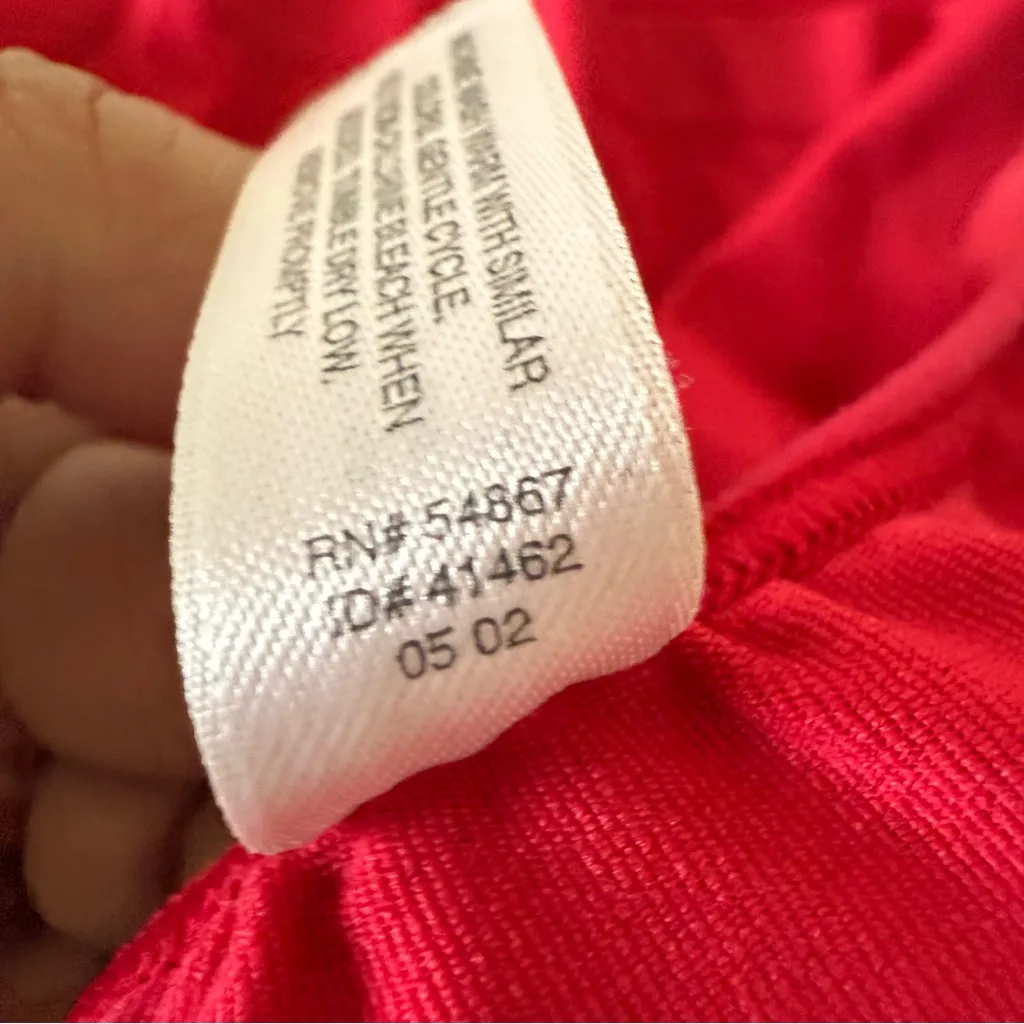 Vintage Y2K Victorias Secret Cami Womens Red Black  Babydoll Tank Top SZ L - Image 5