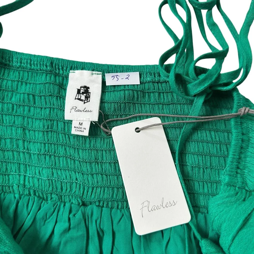 Flawless Green Lined Francescas Sundress Women Size Medium NWT | 55-2 - Image 3
