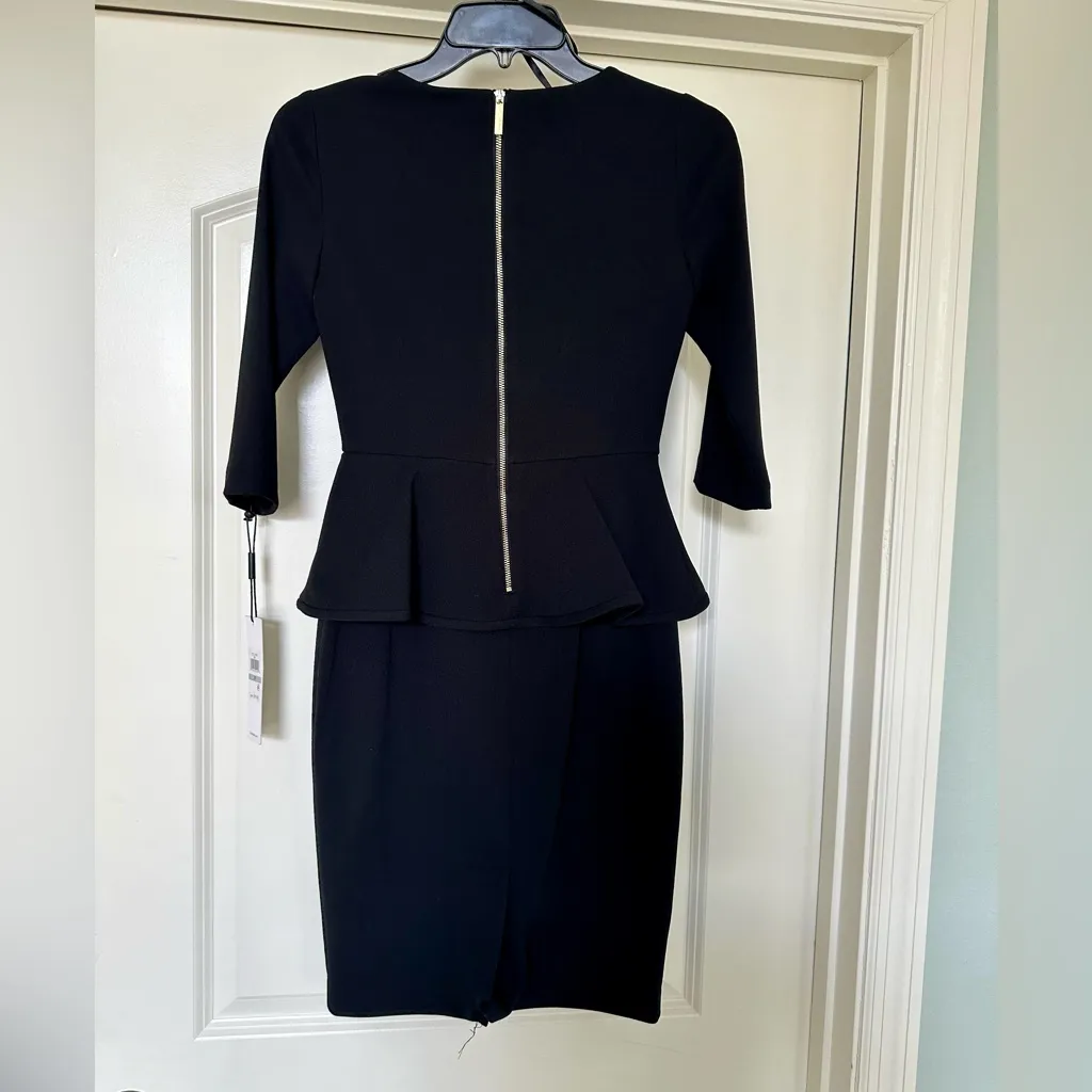 Calvin Klein - Women's Black Boat Neck Solid Sheath Dress - BNWT! - Image 4