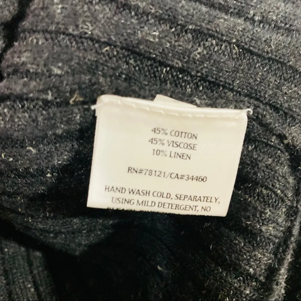 Eileen Fisher Ribbed Open Front Cardigan S… - Image 4