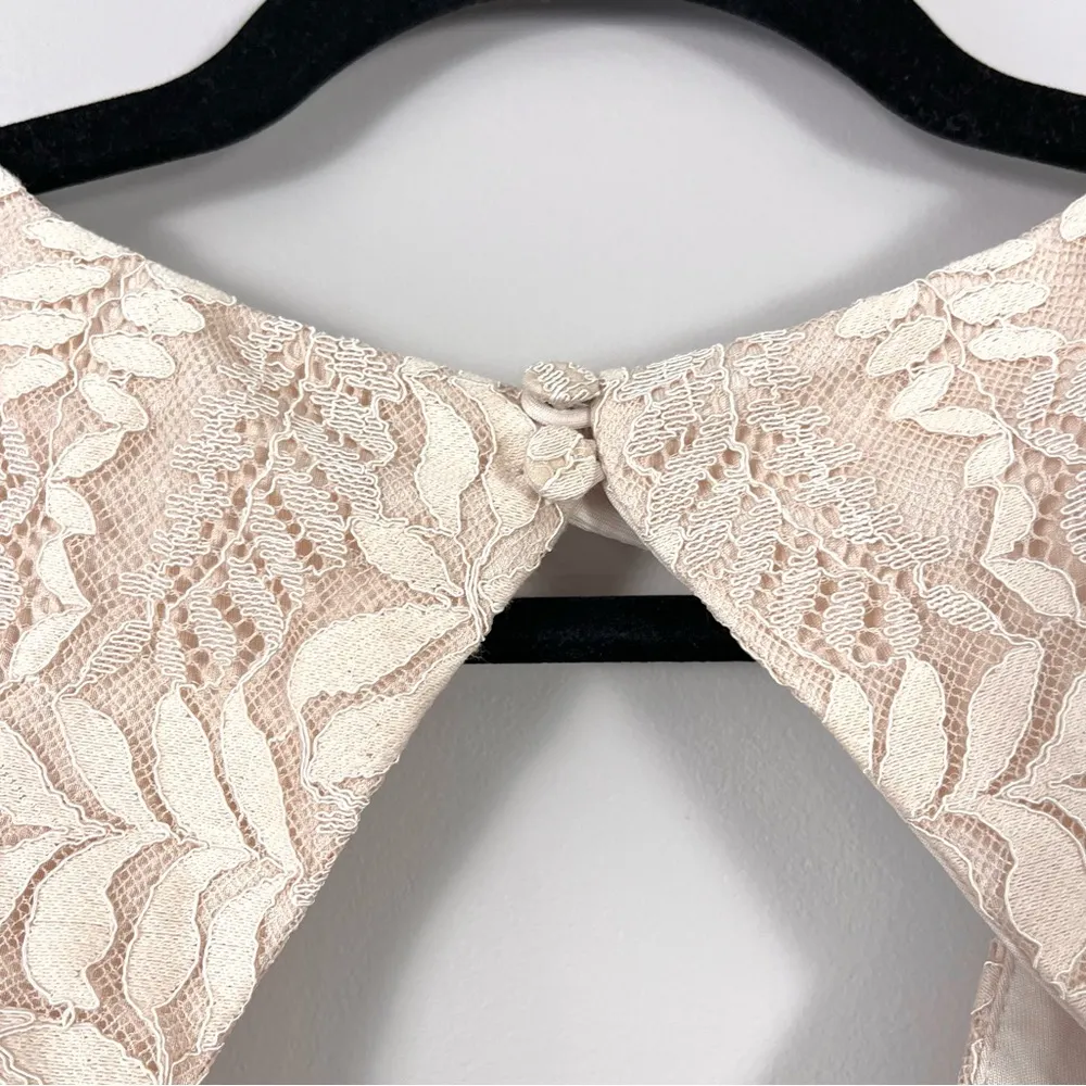 Fame and Partners Blush Pink Chelsey Lace Maxi Dress Size 8 - Image 14