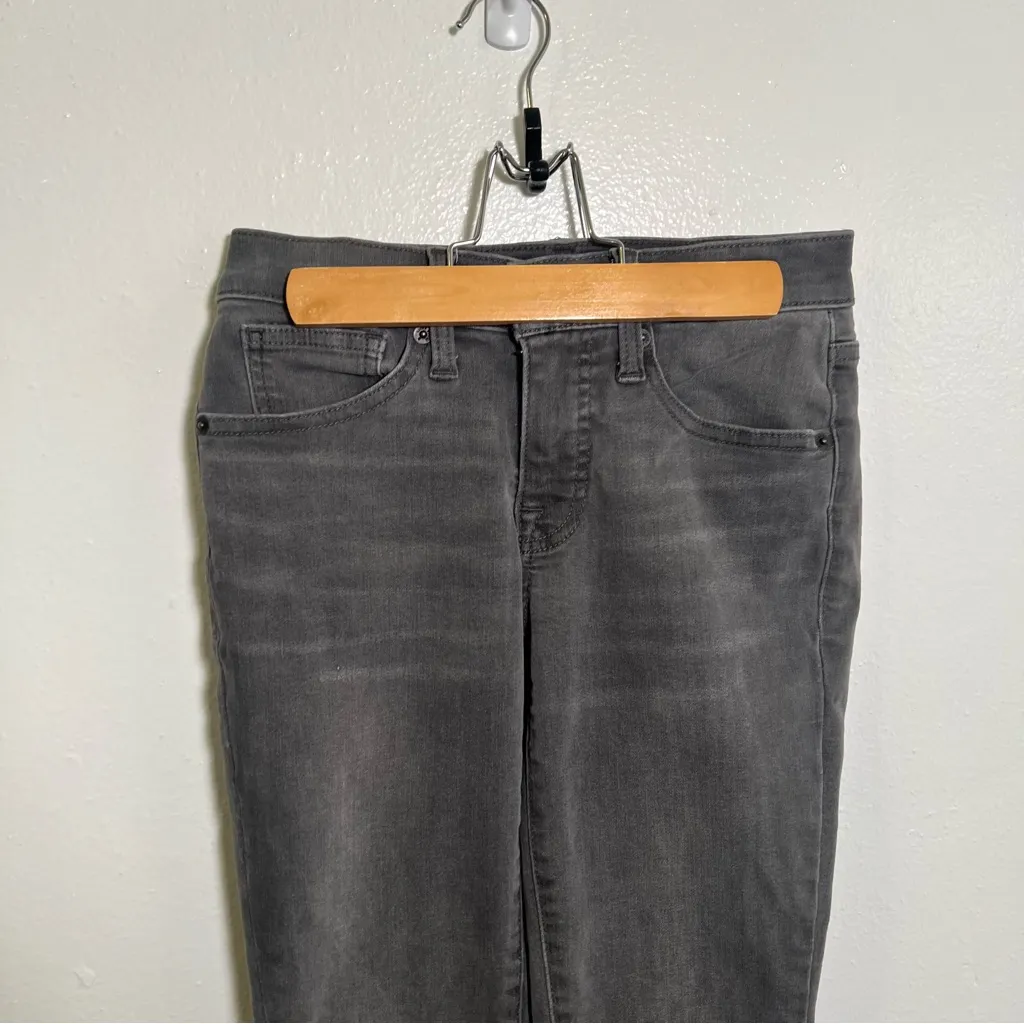 Lucky Brand Mid-Rise Skinny Ava Jean Faded Black 0/25A - Image 4
