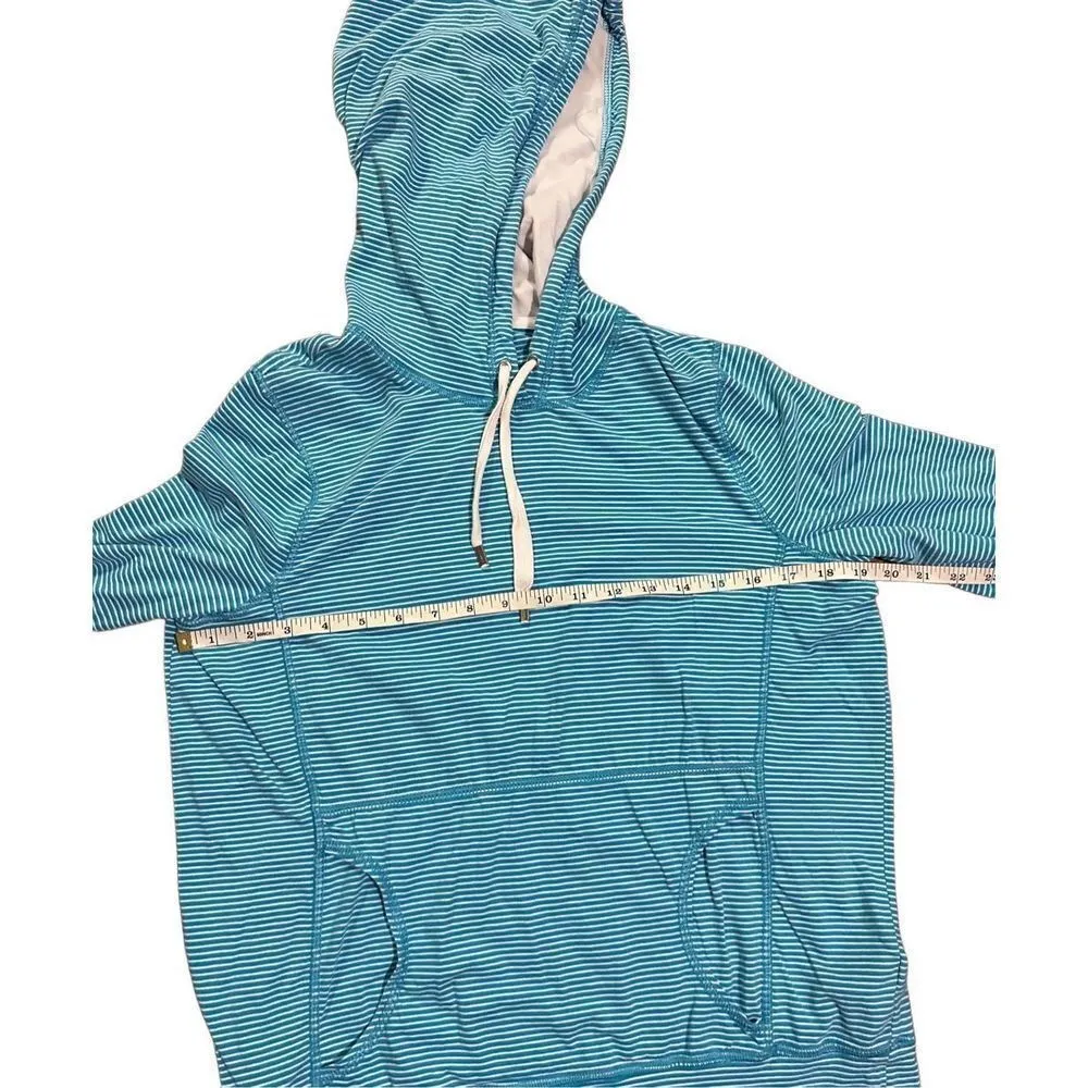 Lauren Active Ralph Lauren blue white lightweight hoodie womens size L Size L - Image 7