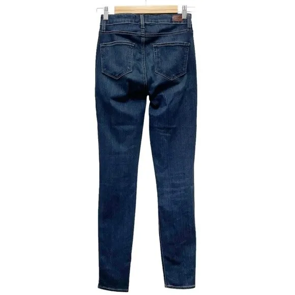 Paige Denim Hoxton Ultra Skinny Mid-Rise Jeans Nottingham Dark Wash Size 26 | 2 - Image 4