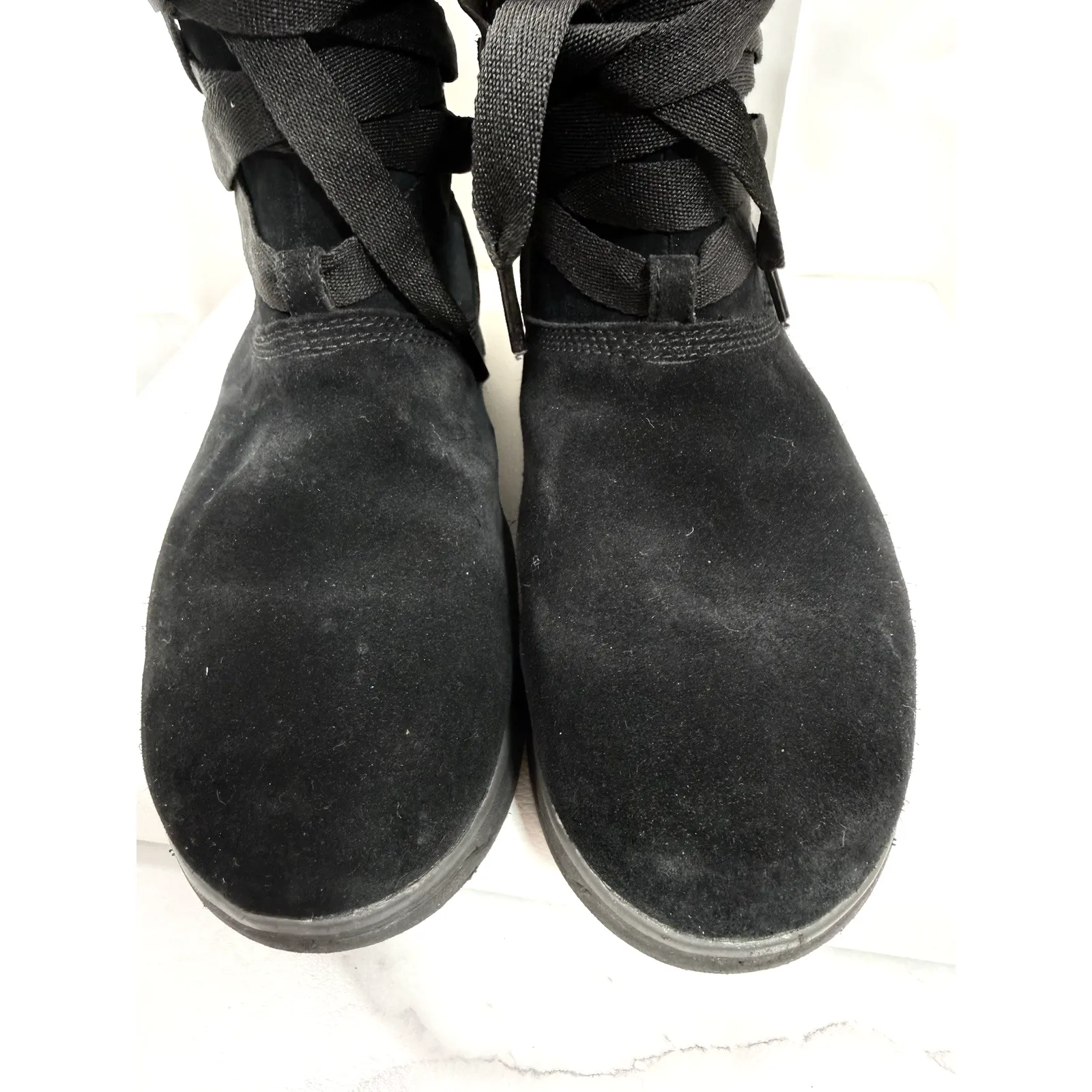 Timberland primaloft 200 timberdry insulated winter boots womans 10 Black Suede - Image 3