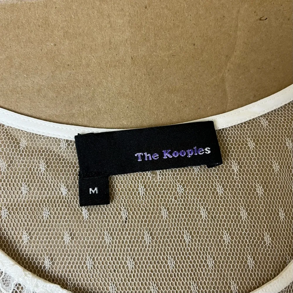 The Kooples White Lace Short Sleeve Top - Image 8