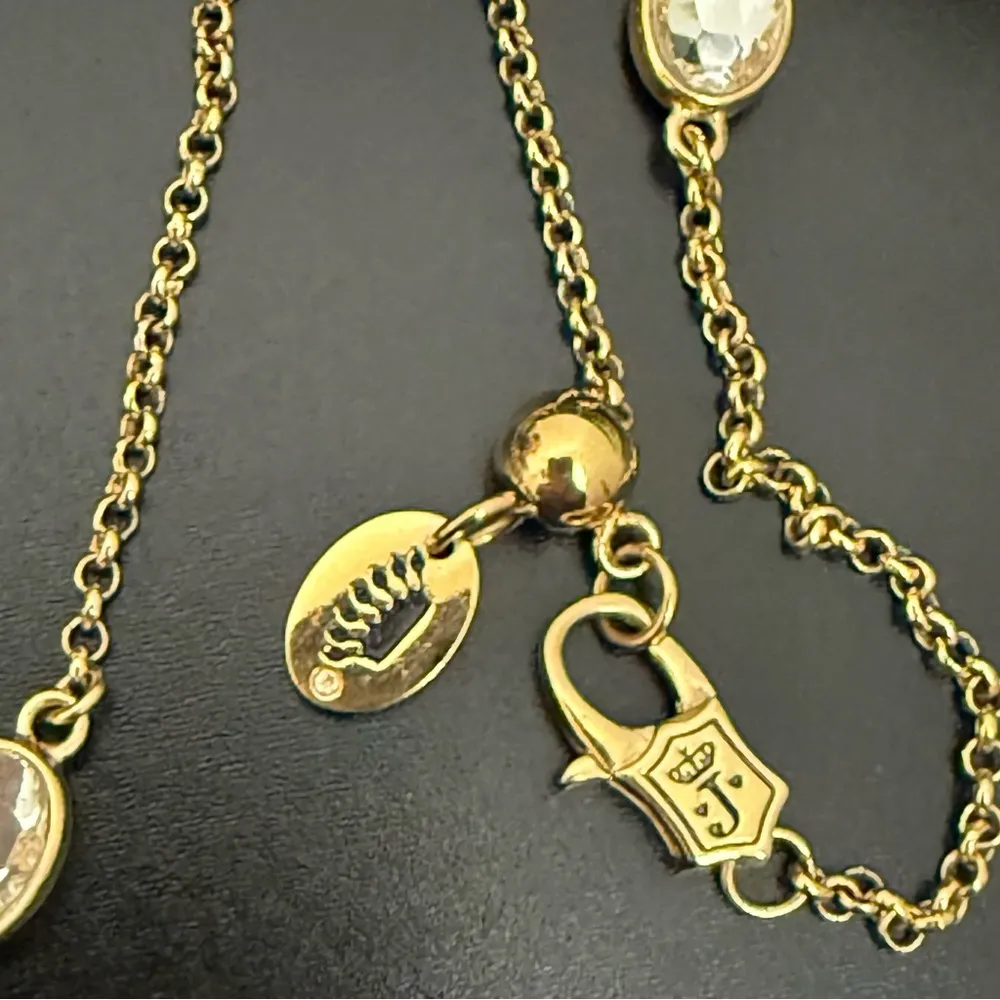 JUICY COUTURE Gold-tone Rhinestones Parrot Station 34” Necklace 21g. - Image 12