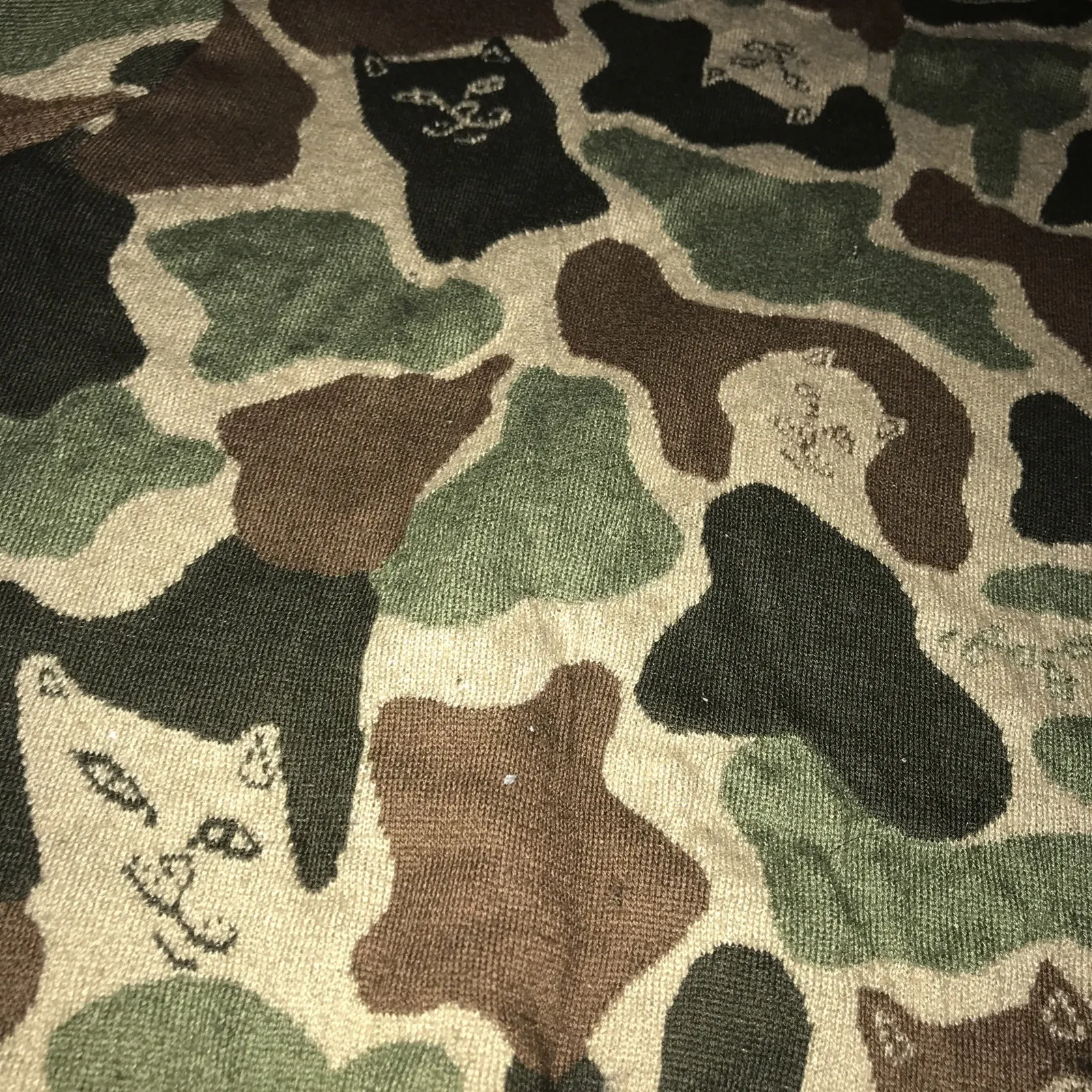 Ripndip  Womens Medium Camouflage Kittens Sweater - Image 5