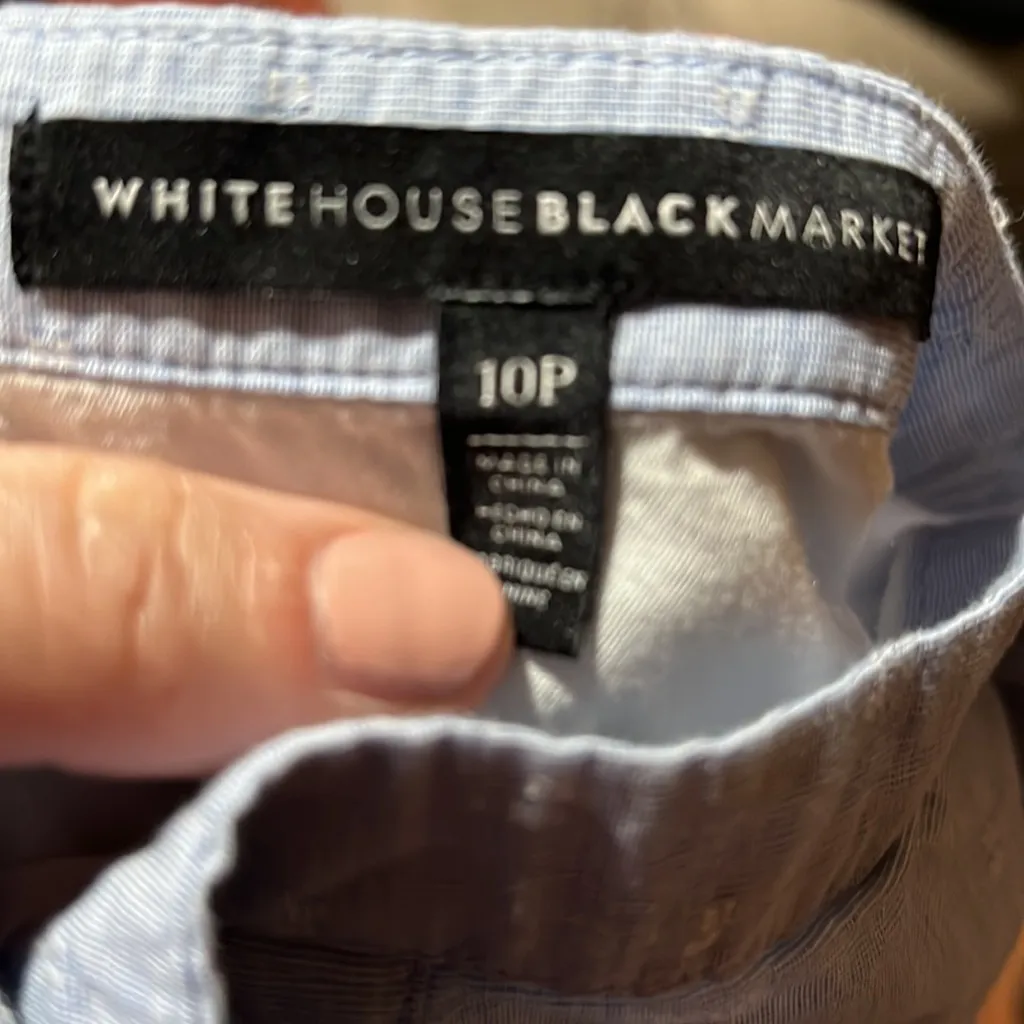 White House black market light blue casual short skirt - Image 5