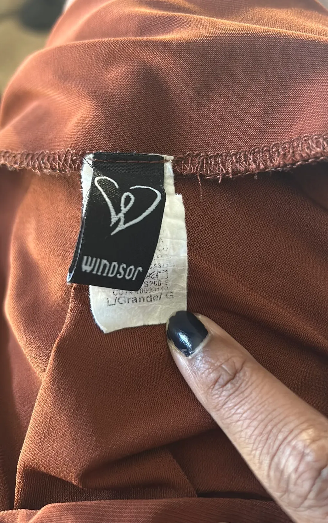 Brown Mini Skirt - Image 3