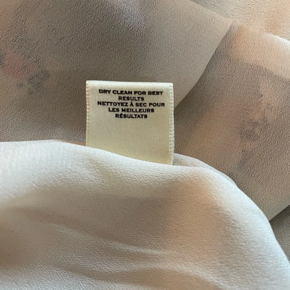 Moulinette Soeurs For Anthropologie Hydrangea Petals Maxi Floral Silk Dress Sz 6 - Image 14