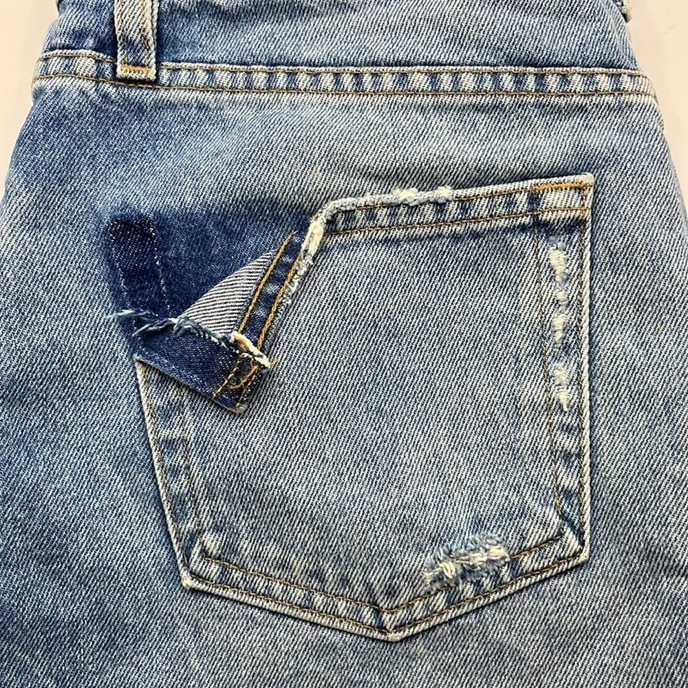 Frame Denim Deaneville Le Mini Skirt Size 27 - Image 12