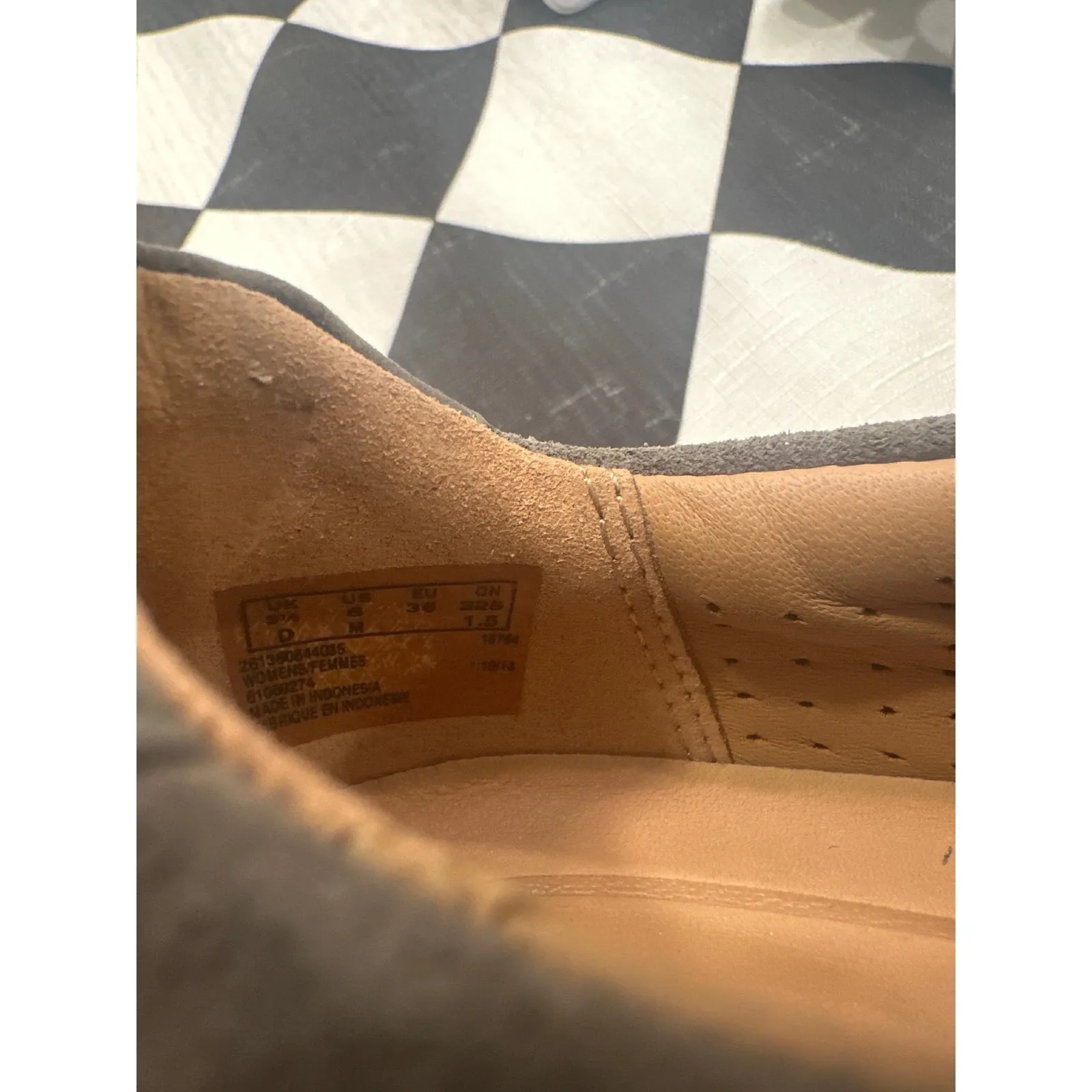 Clarks Unstructured Taupe Leather Slip On Loafers NEW Shoes Women's Size 6M - Image 7