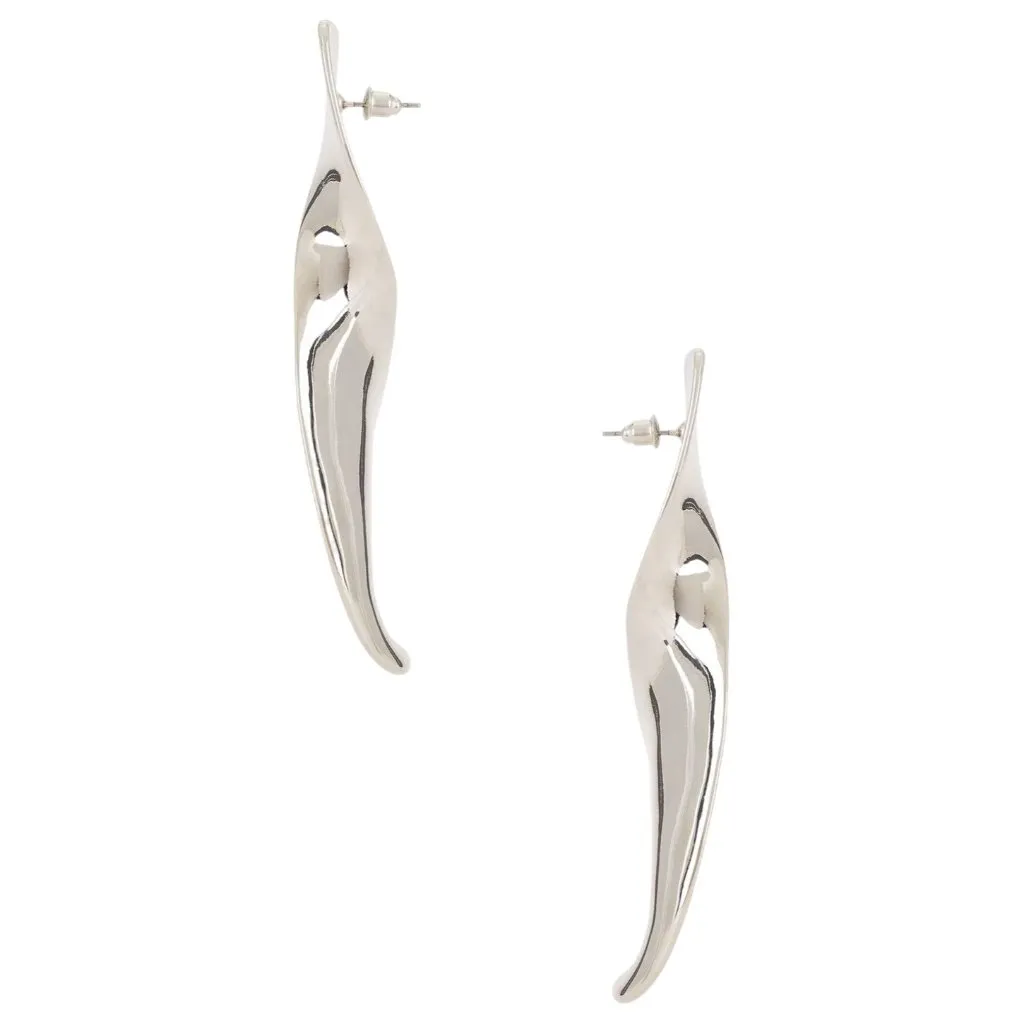 8 Other Reasons Twist Earrings in Silver Womens Jewelry - Image 2