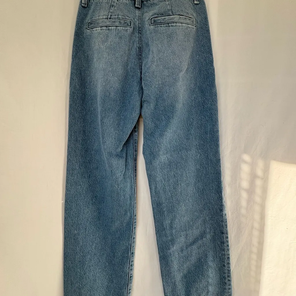 Favorite Daughter The Taylor Trouser Wide Leg Jeans Malta 24 light wash Blue - Image 16
