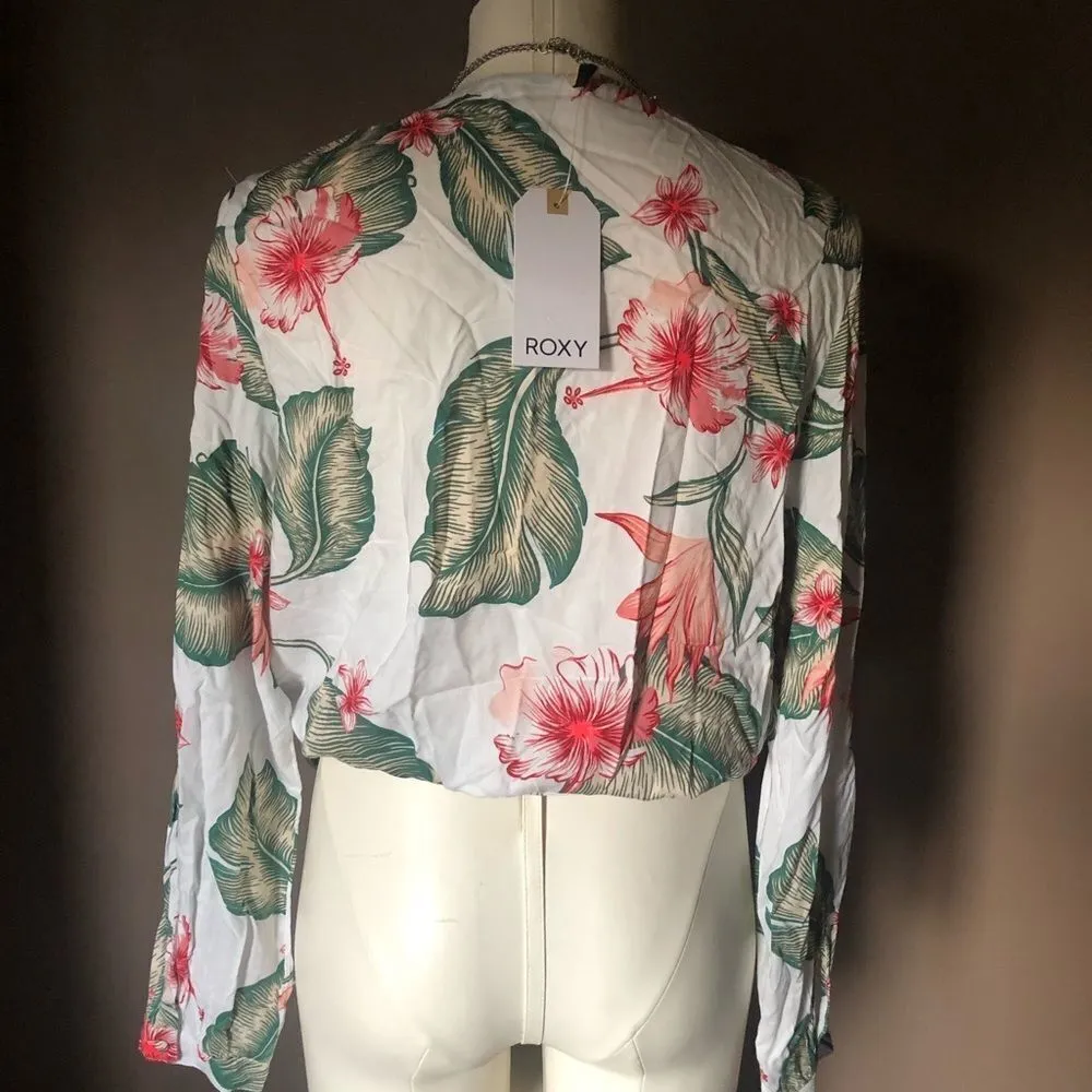 ROXY Aloha Wrap Shirt NWT - Image 2