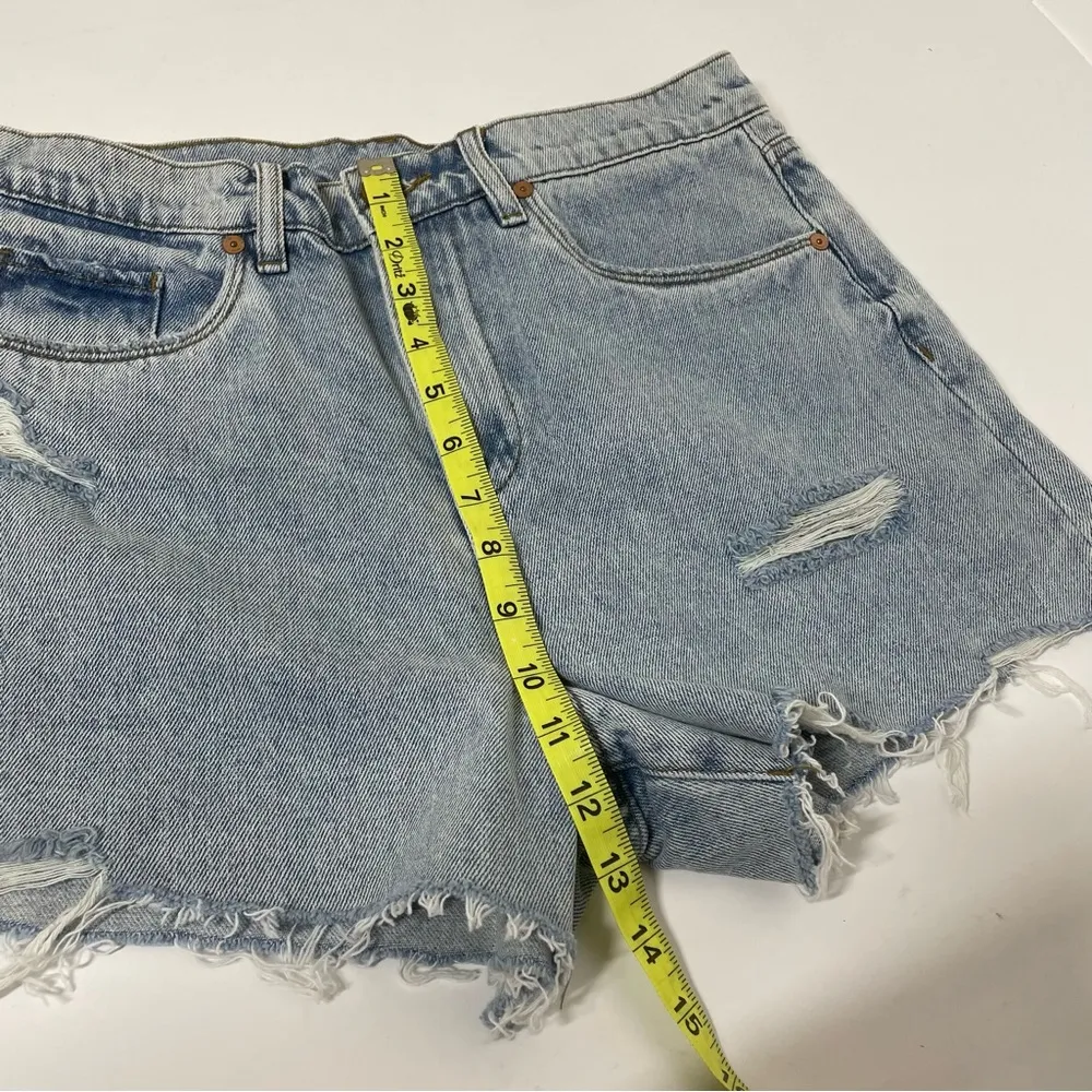 Barrow Vintage High Rise Cutoff Denim Jean Short After Shock Size 30 - Image 6