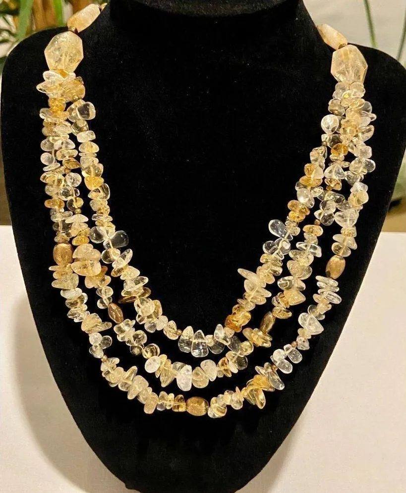LUC 925 CM Tumbled Citrine Yellow Amethyst & Quartz Multi - Image 2