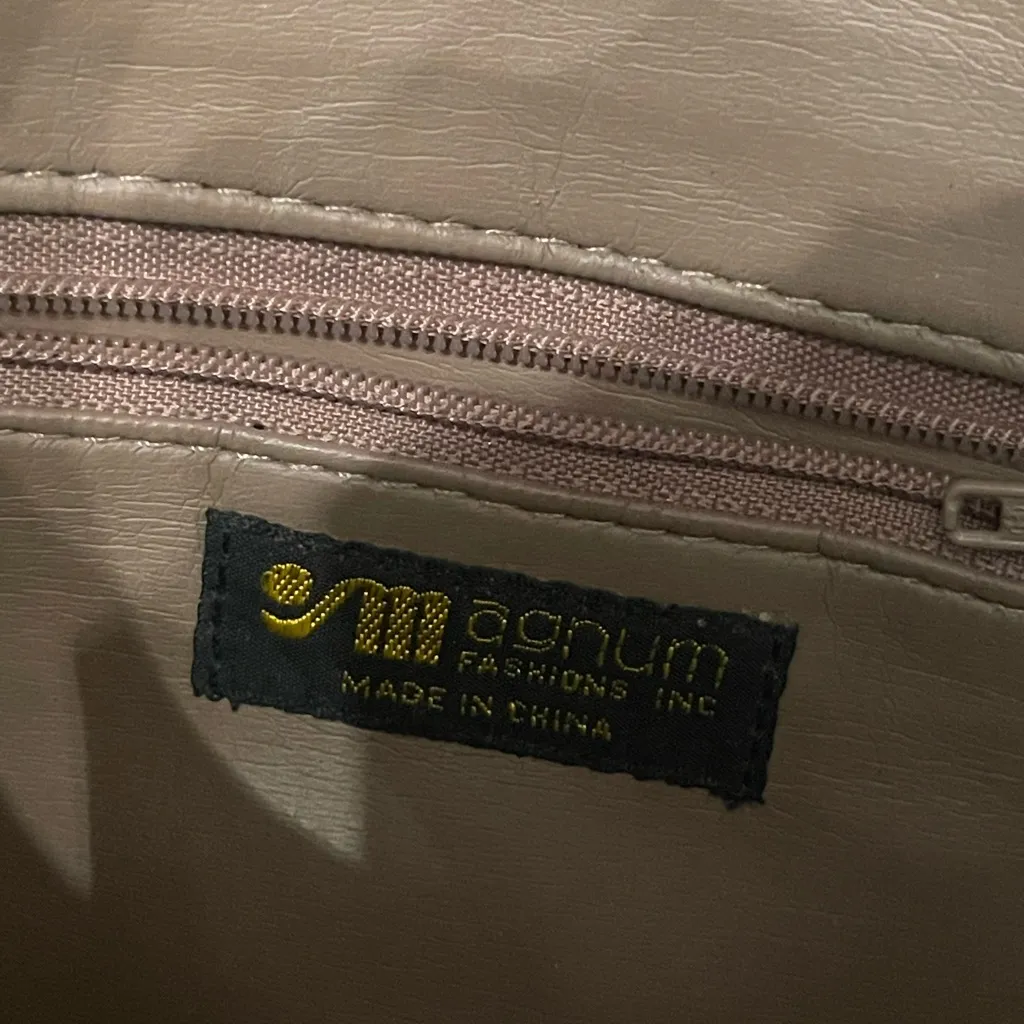 Magnum Fashions Inc. Beige Shoulder Purse Bag Tan - Image 2
