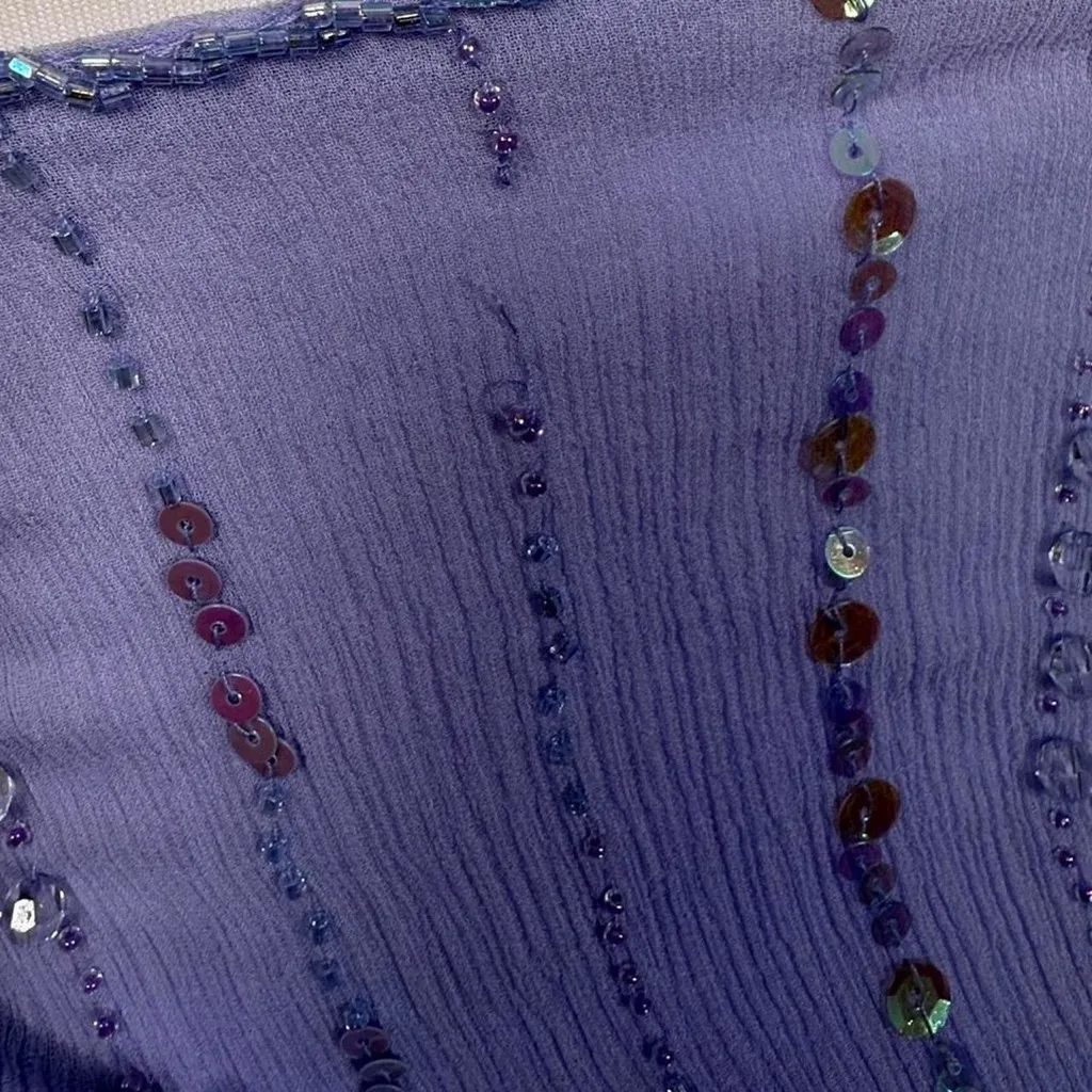 Y2K Victoria’s Secret Silk Beaded Cami - Image 3