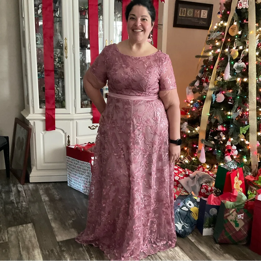 Faeriesty Elegant Short Sleeve Pink A - Image 3