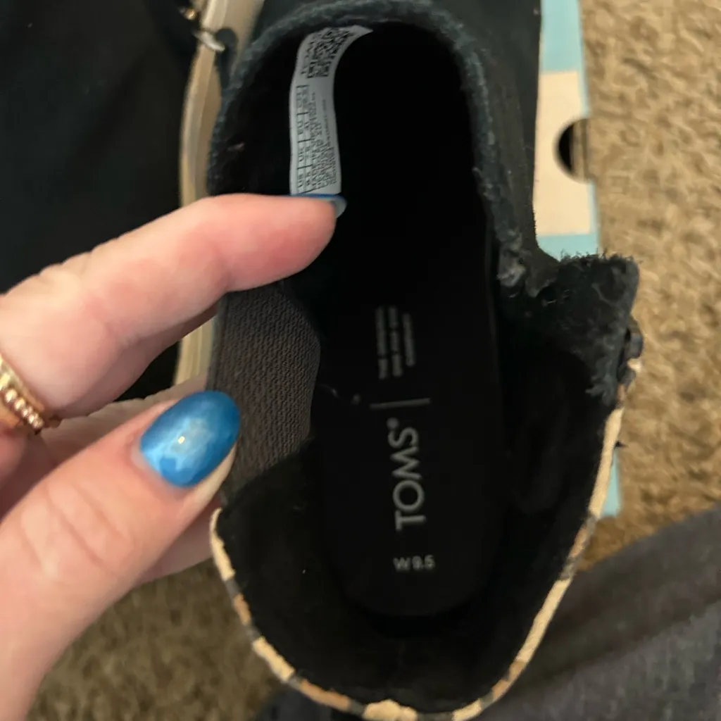 TOMS Black Jamie High-Top Sneakers - Image 5