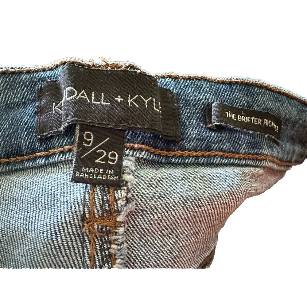 Kendall + Kylie‎ The Drifter High-Rise Shorts Size 29 9 Distressed Blue - Image 5