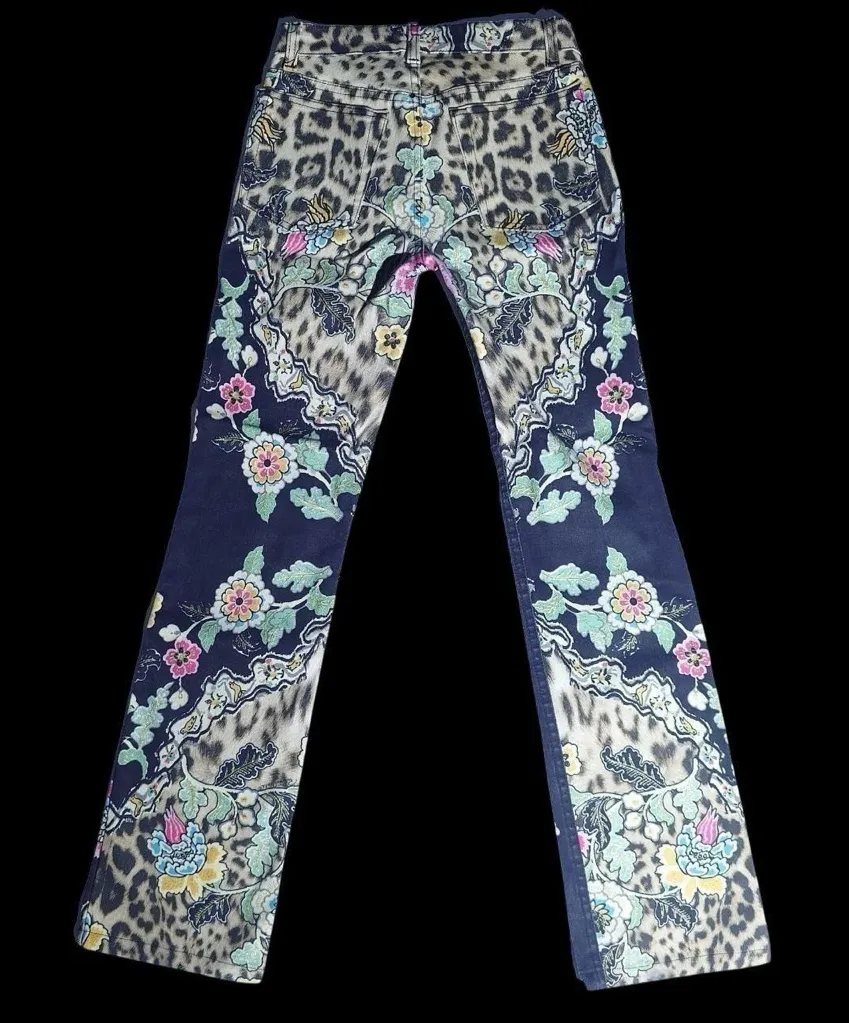 Roberto Cavalli 2003 Chinoiserie Pants - Image 2