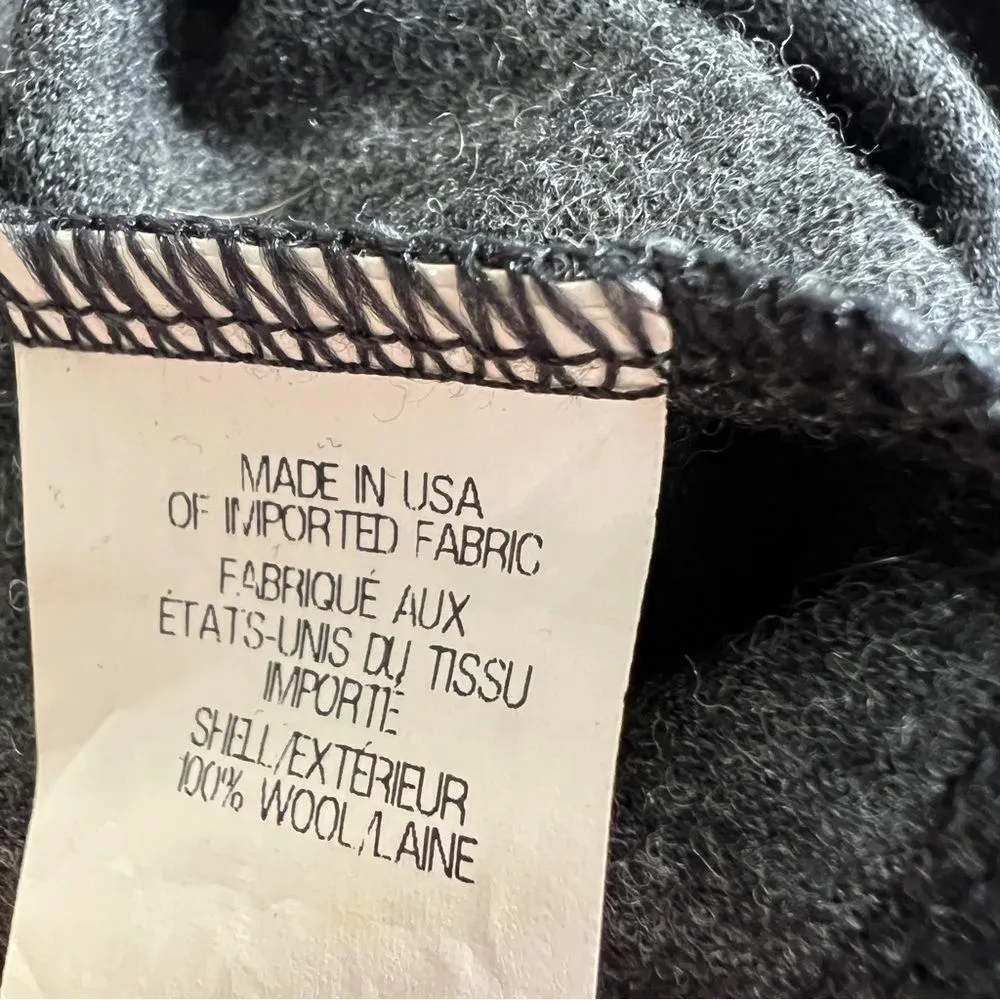 Helmut Lang Sonar Wool Gray Asymmetric Cowl Neck Fitted Sleeveless Dress S - Image 12