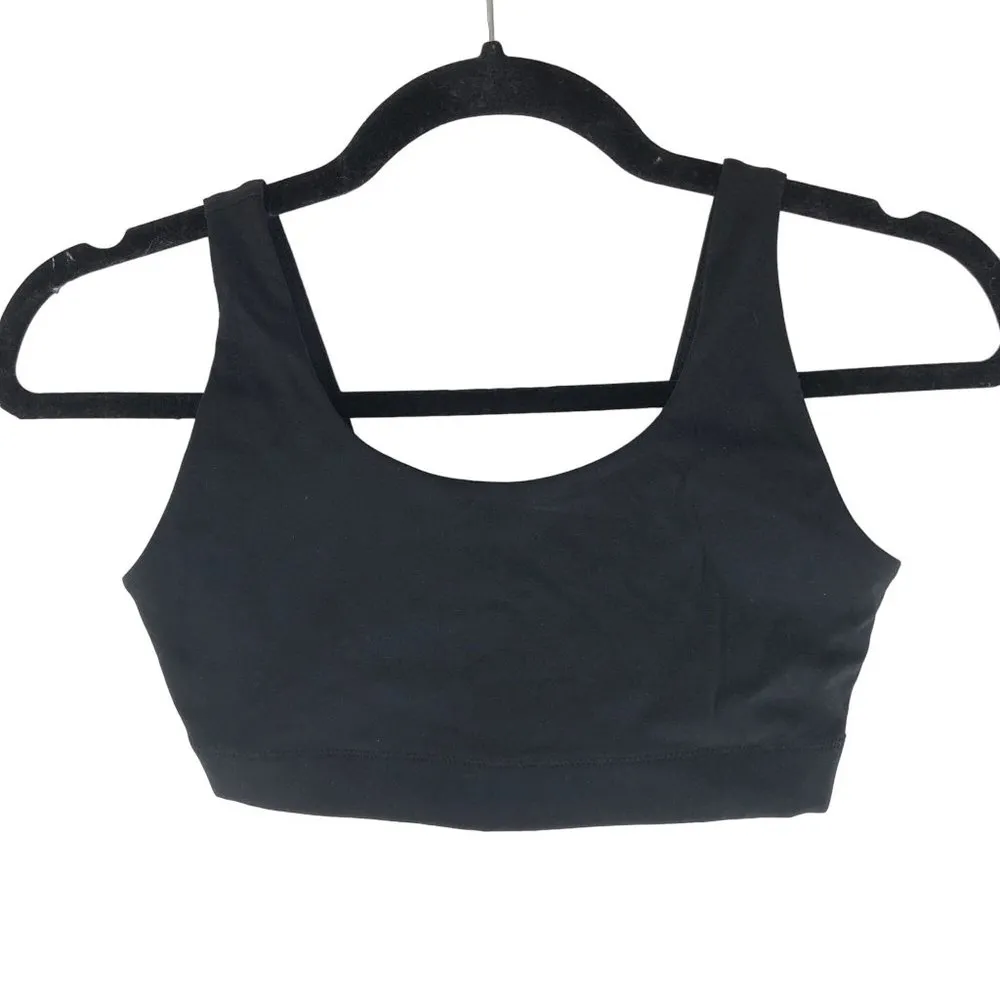 Everlane Womens The Perform Bra Sports Bra Logo Stretch Black XXS - Image 3