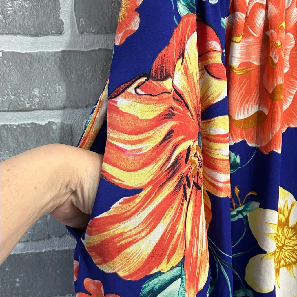 Anthropologie Moulinette Soeurs Floral Midi Halter Dress Women’s Size 4 - Image 5