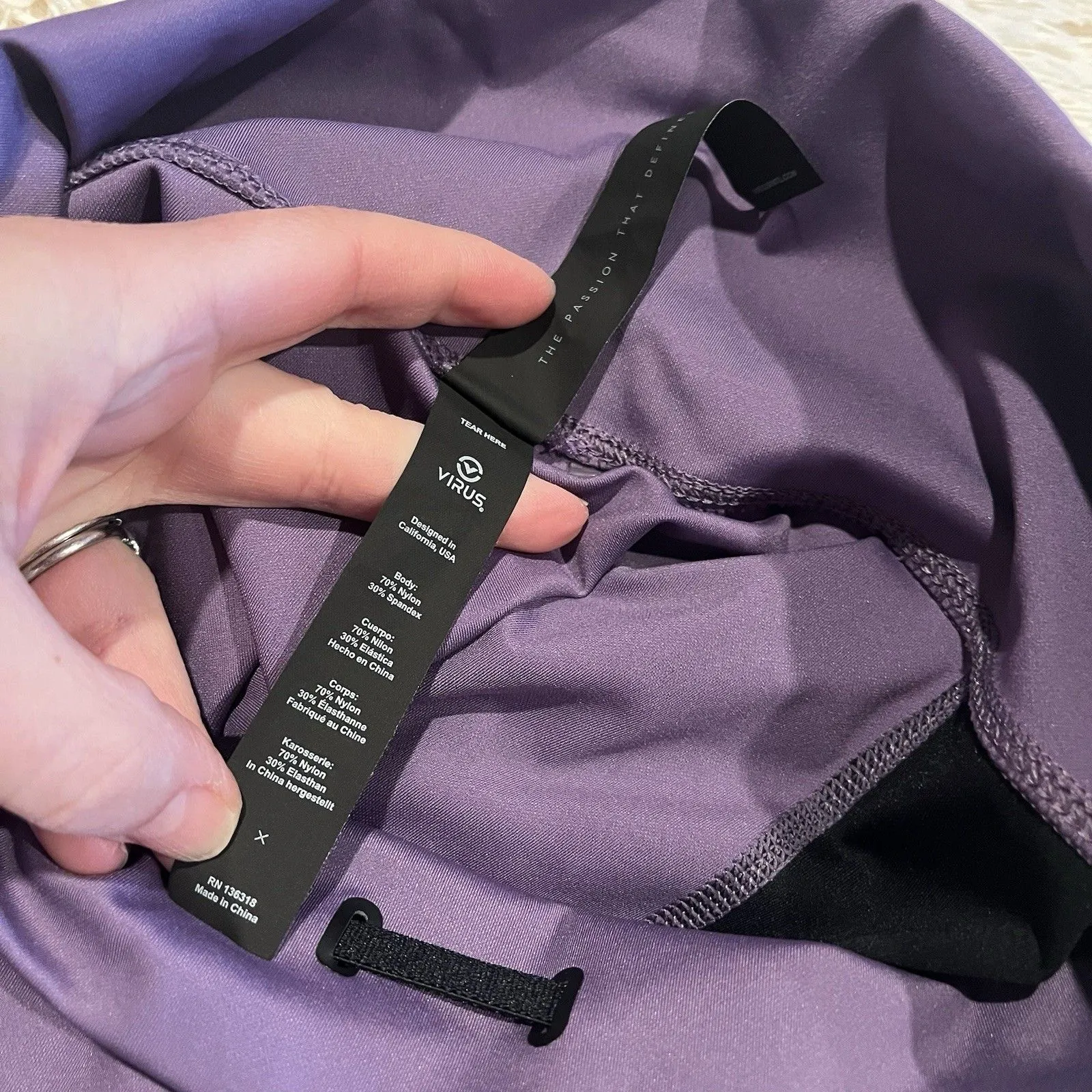 Virus Training Box Tech Shorts Purple 2.5’’ Women’s Medium MSRP $69 EUC - Image 11