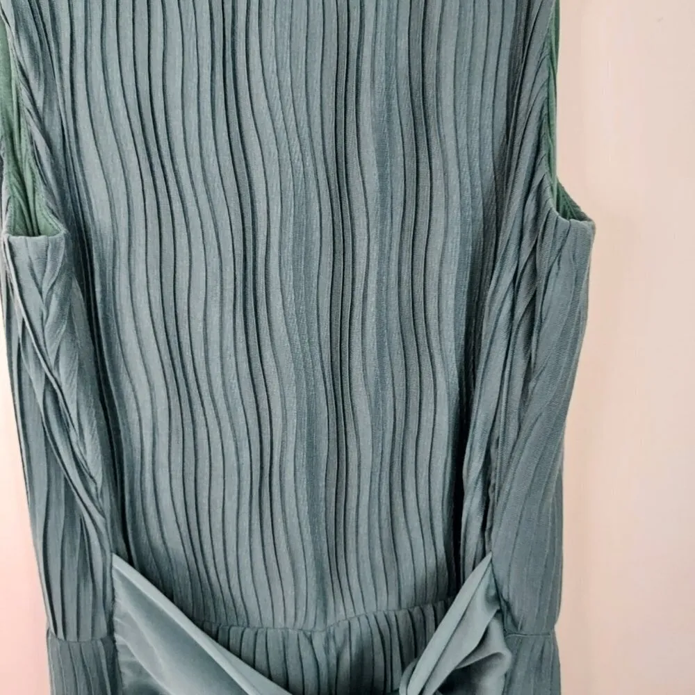 Anthropologie Teal Wide Leg Jumpsuit NWT - Image 5