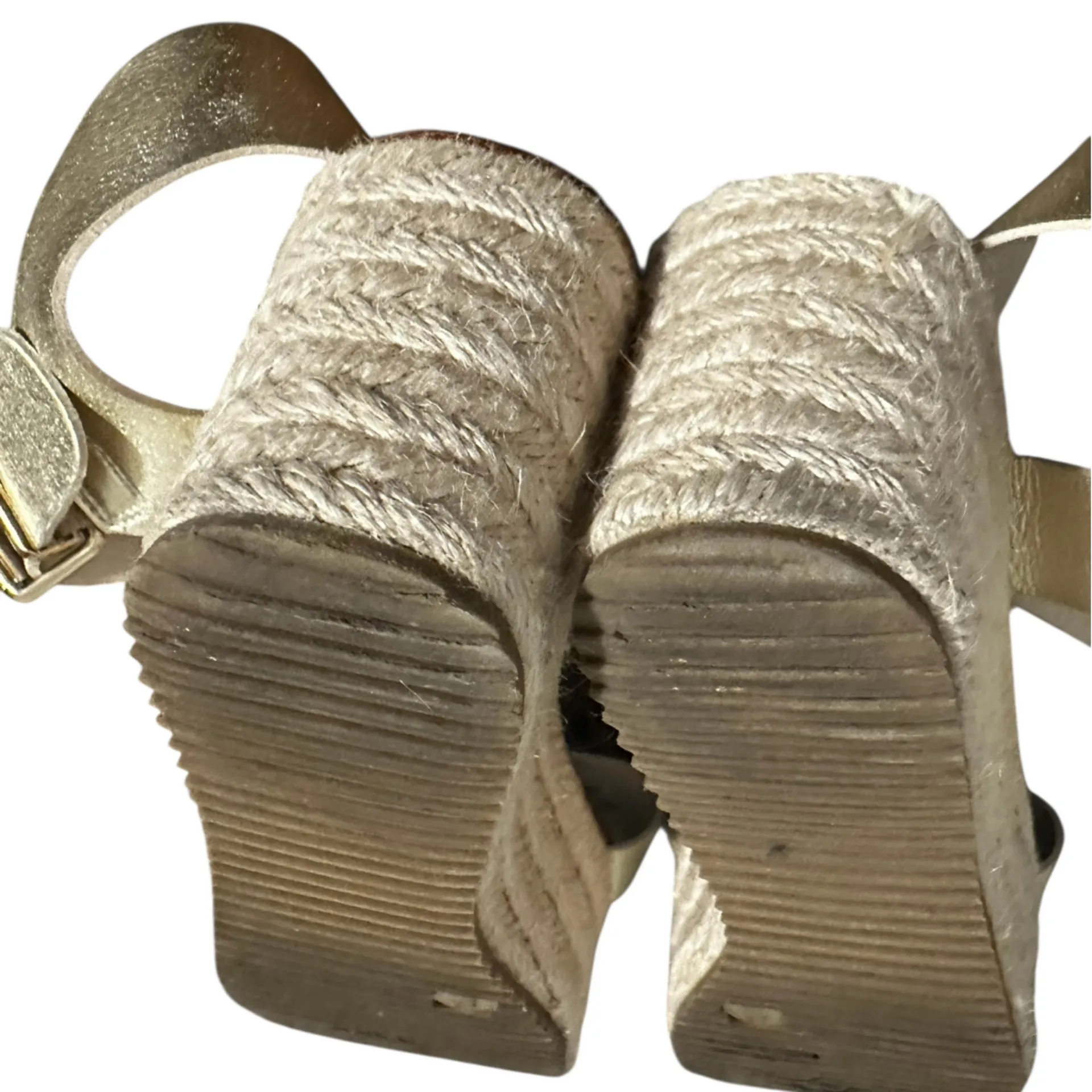 Mossimo Gold Wedge Sandals (9) - Image 7