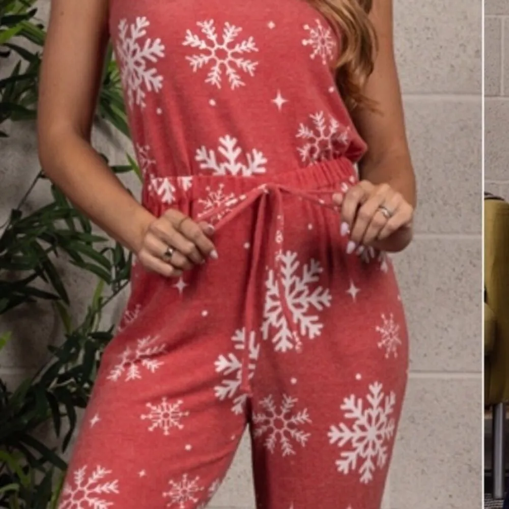 ‎Sleeveless Snowflake Jumpsuit - Image 10