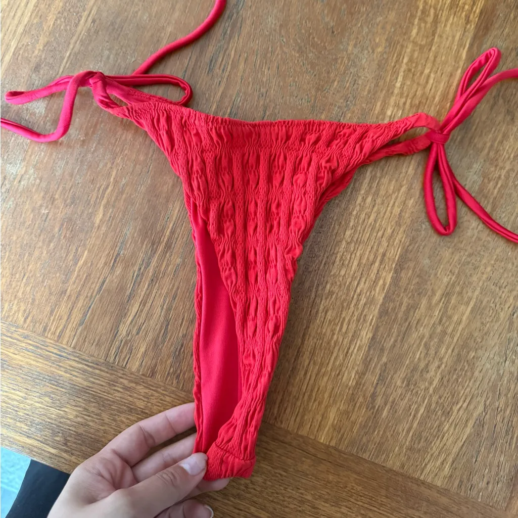 NWOT Peixoto Scarlet Bikini Bottom Red Size XS - Image 4
