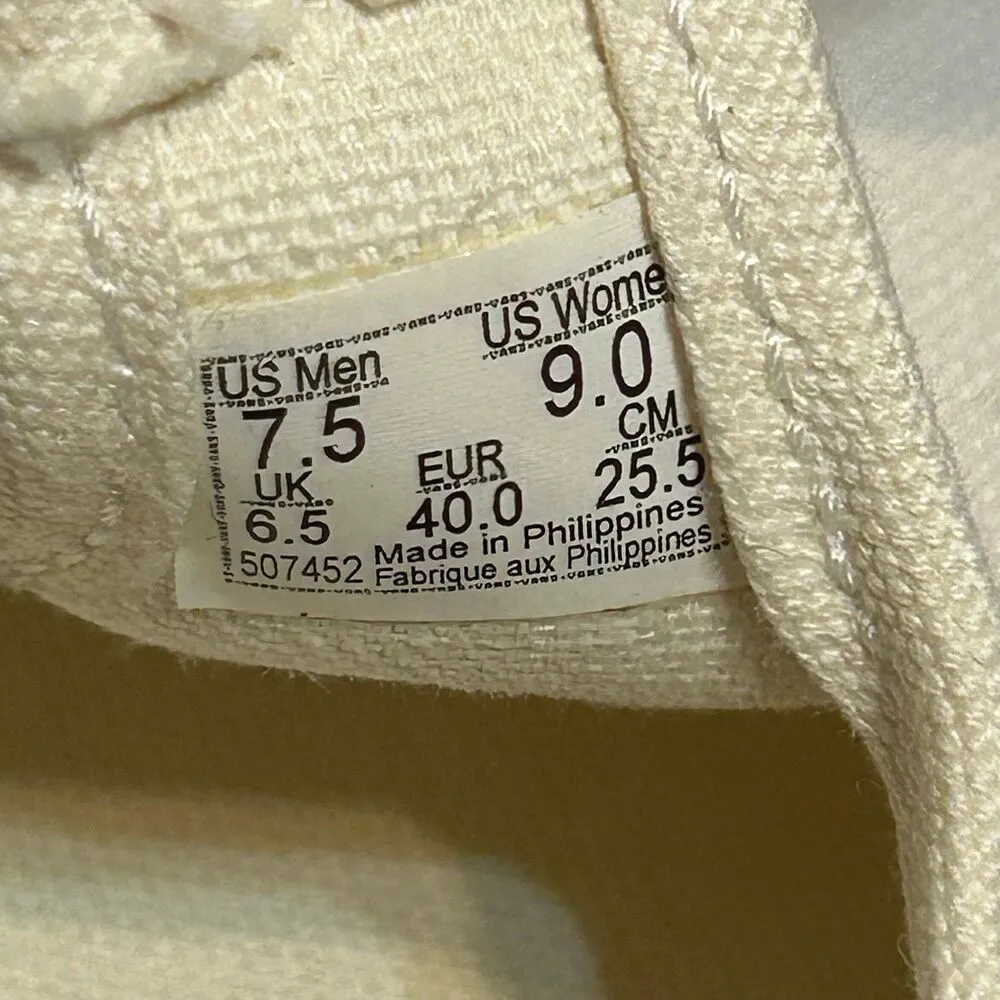 VANS off the wall Mary Jane cream beige shoes sneakers women’s 9 new - Image 3