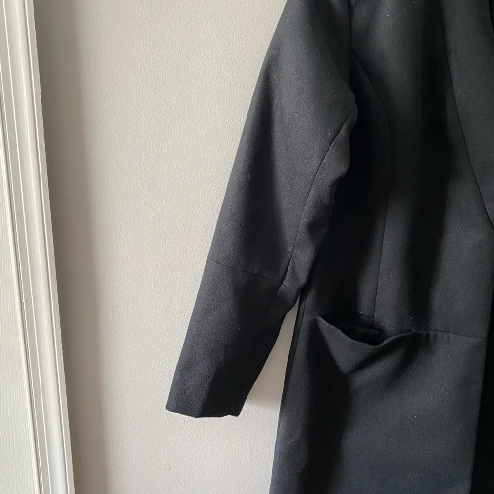 H by Halston 22.  Black Long Coat - Image 3